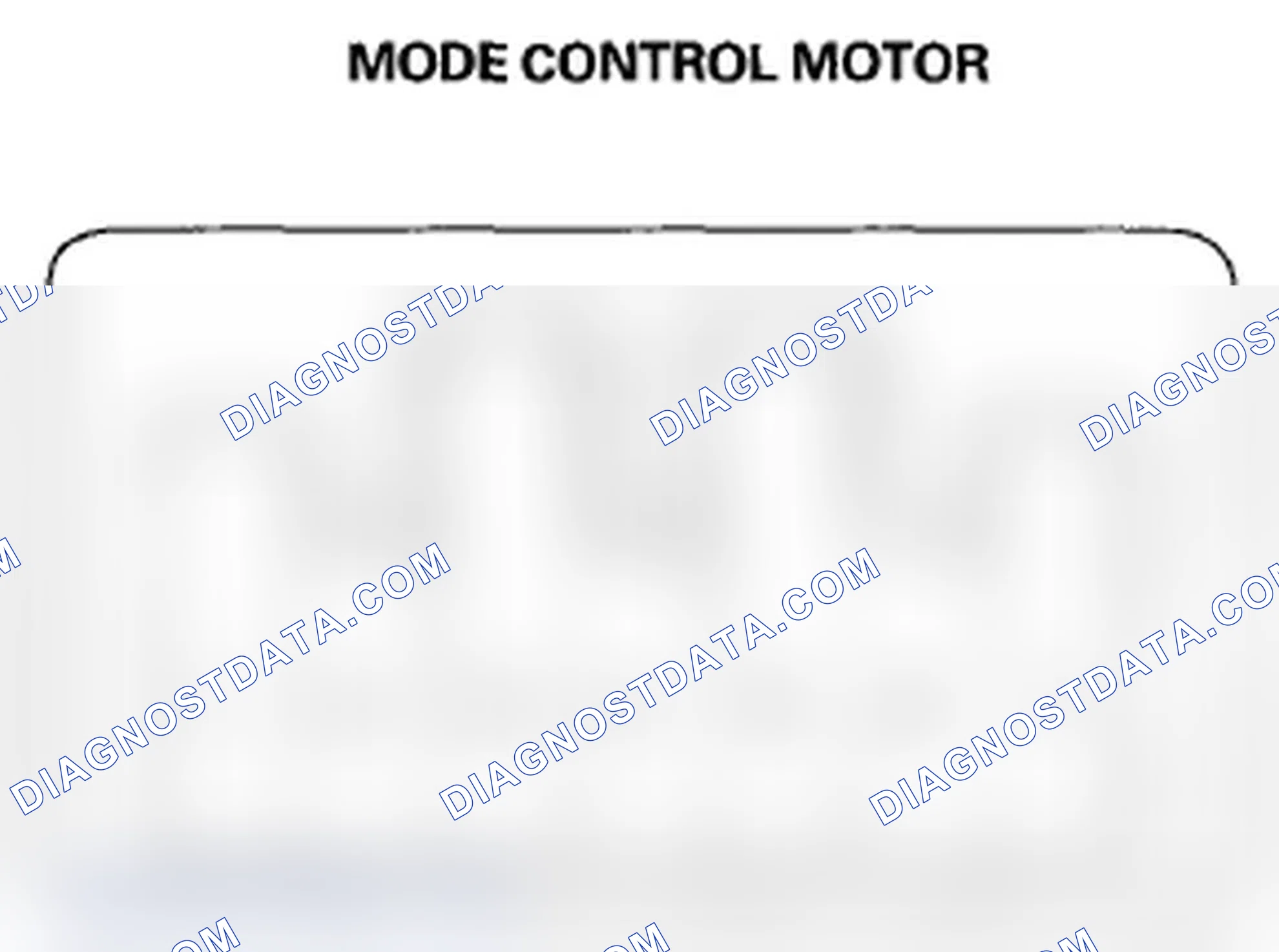 Scheme 116: Mode Control Motor Test