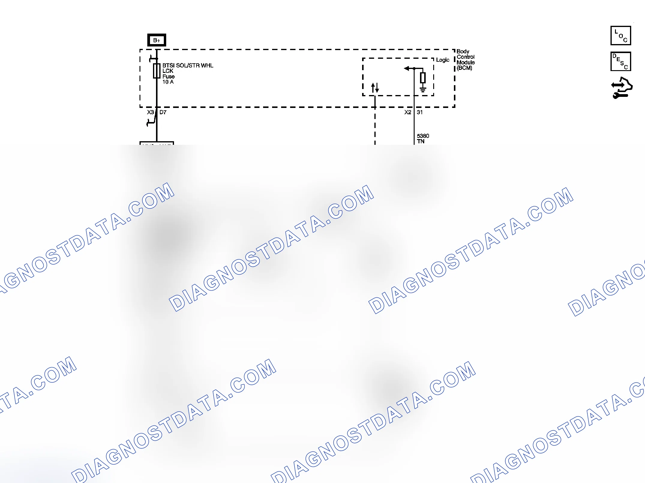 Scheme 199: Shift Lock Control Schematics