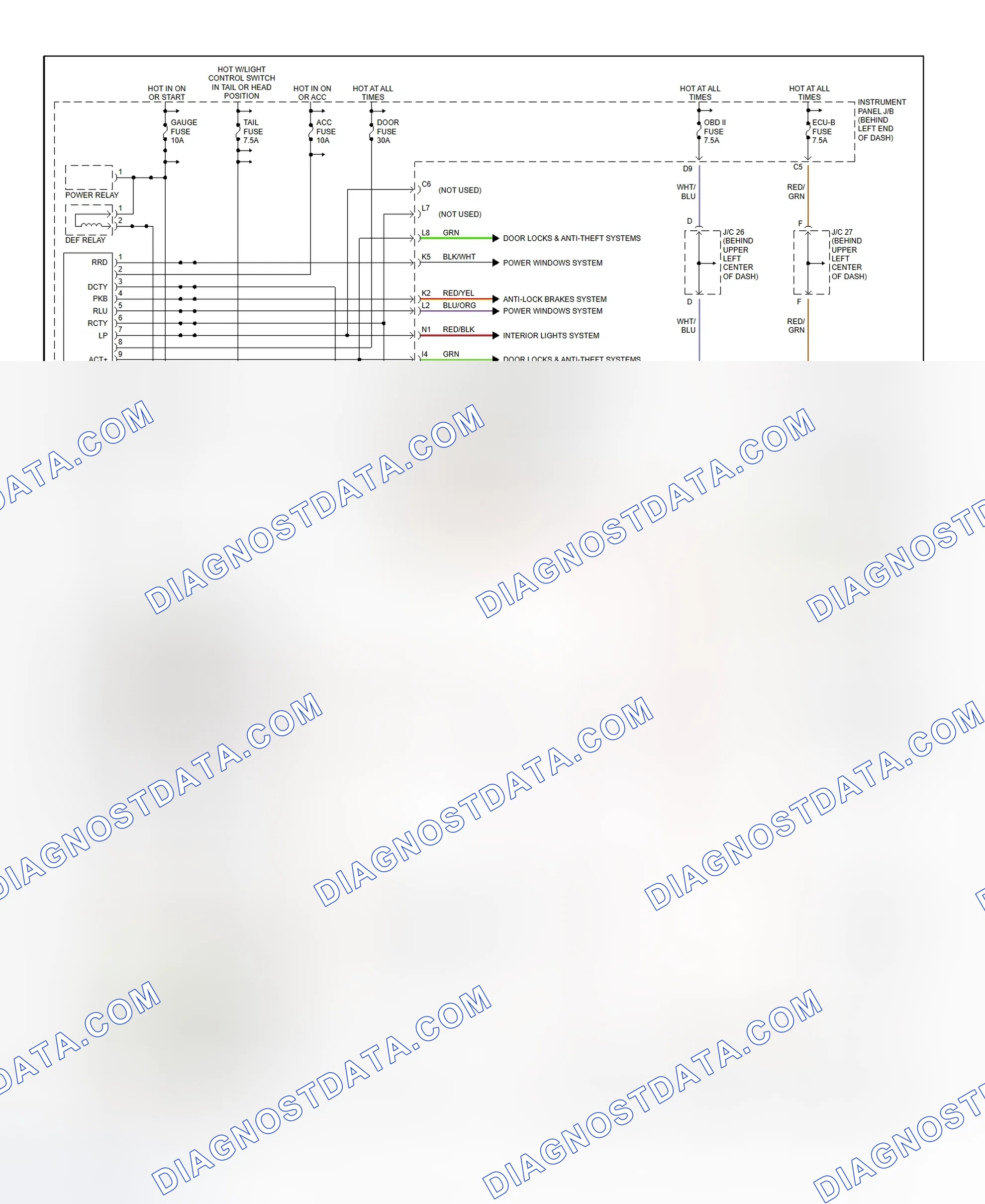 Scheme 7: Body Control System Wiring Diagram (Prius)