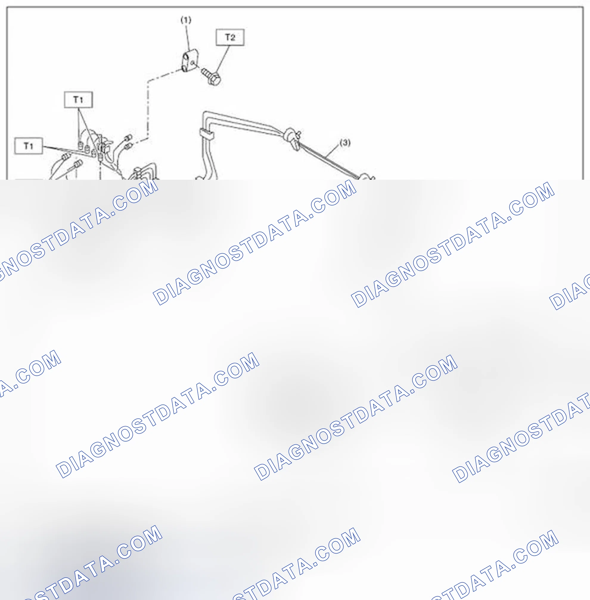 Scheme 47: FRONT BRAKE PIPES AND HOSES