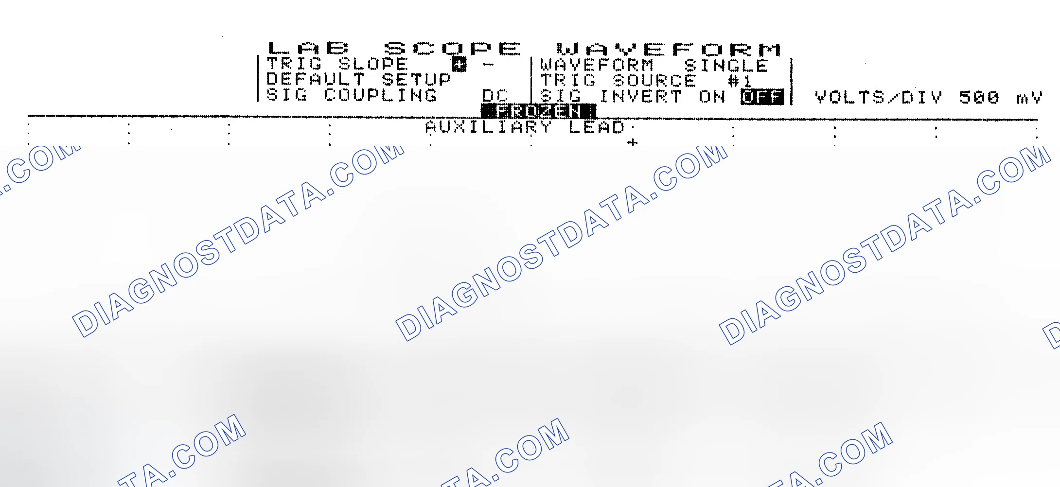 Scheme 10: Single Injector w/Excessive Current Flow - Current Pattern