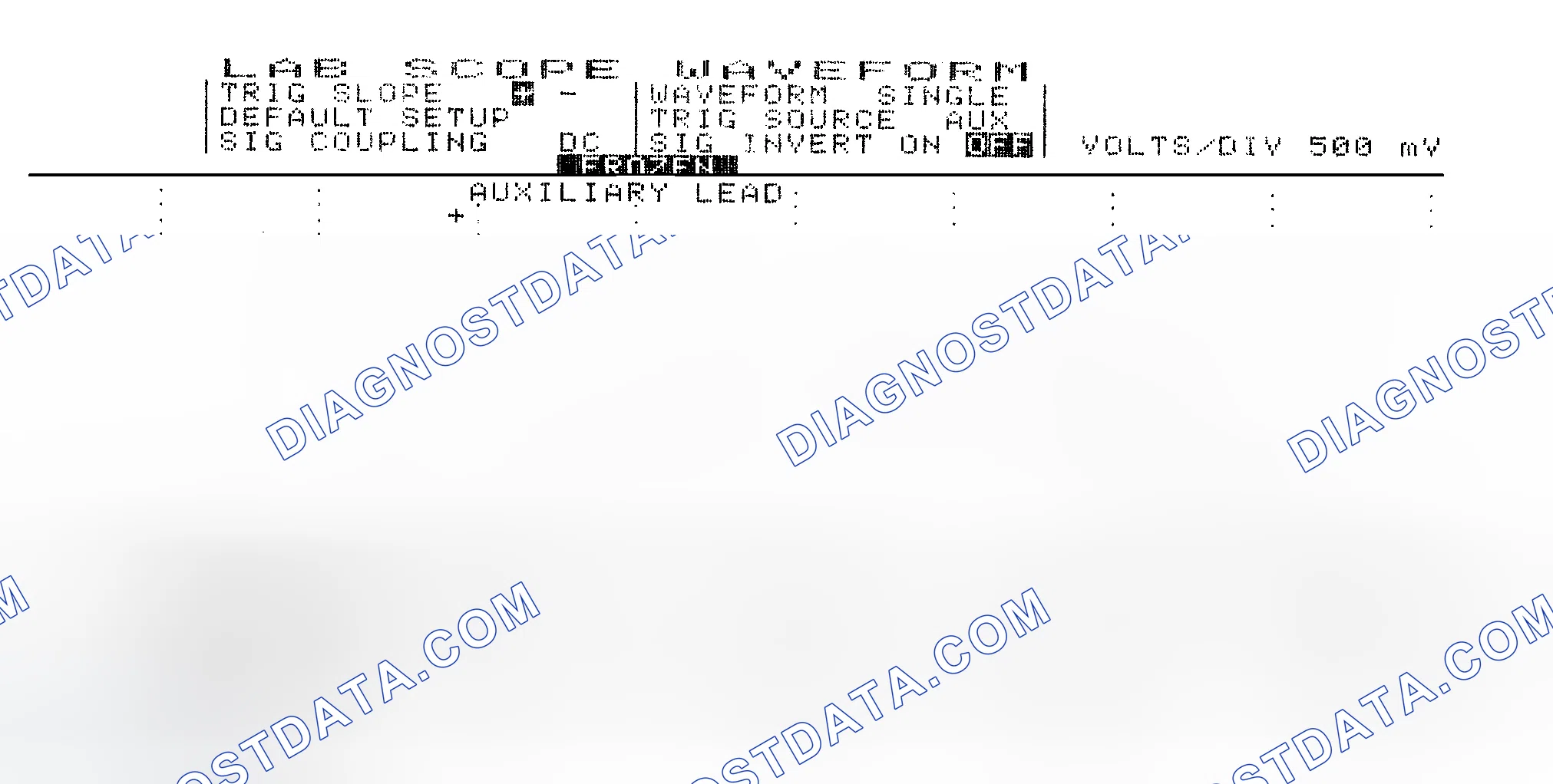 Scheme 14: Single Injector w/Excessive Current Flow - Current Pattern