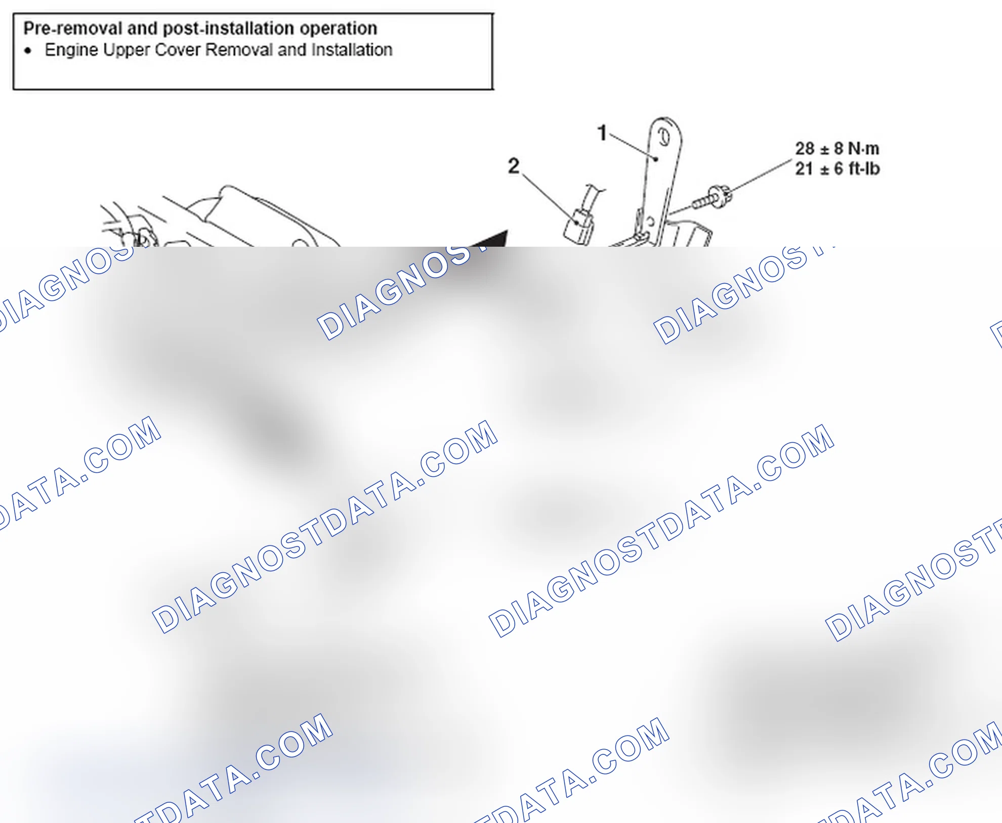 Scheme 13: REMOVAL AND INSTALLATION - 2.0L ENGINE TURBO