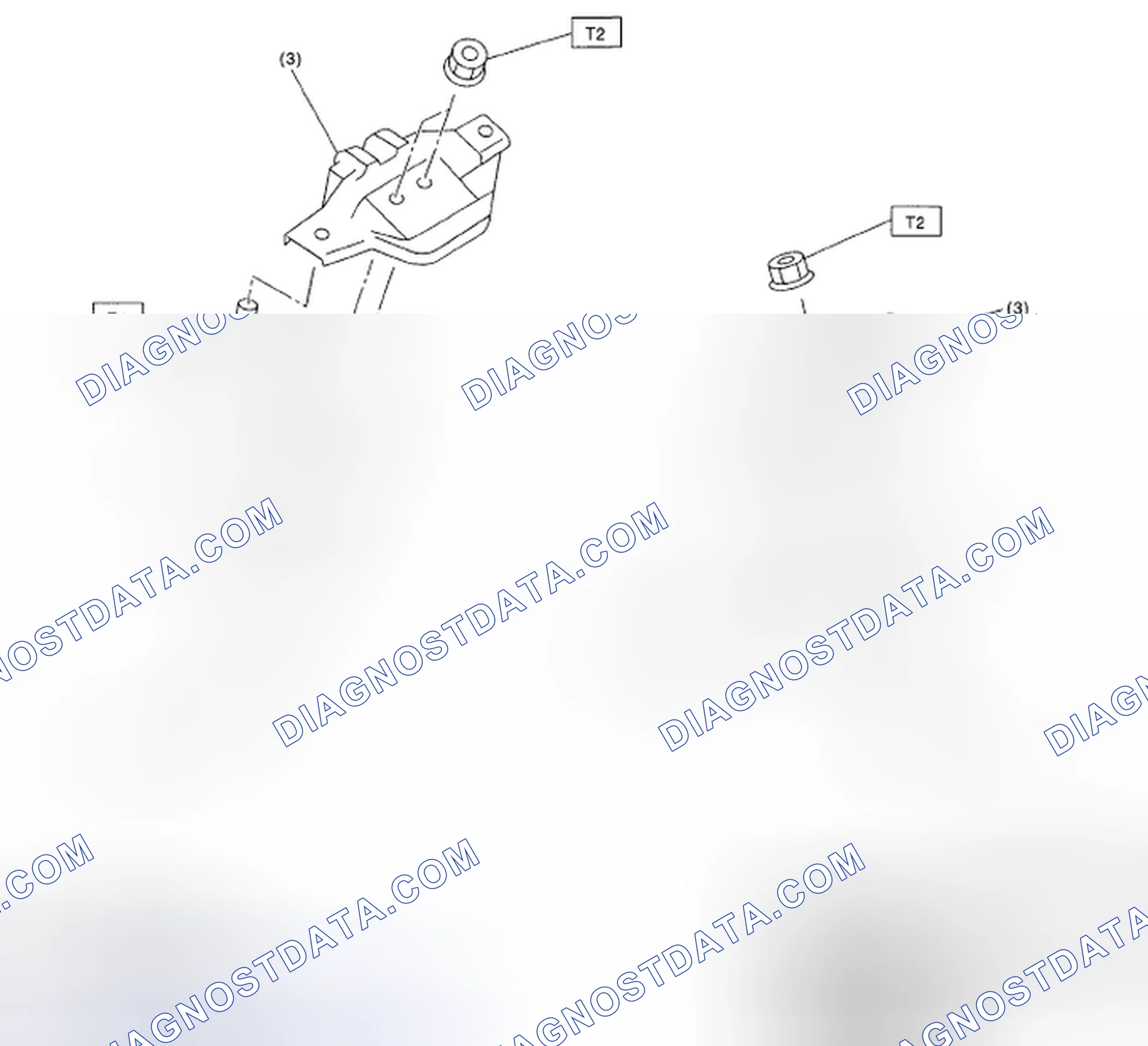 Scheme 280: Exploded View Of Engine Mounting With Torque Specification