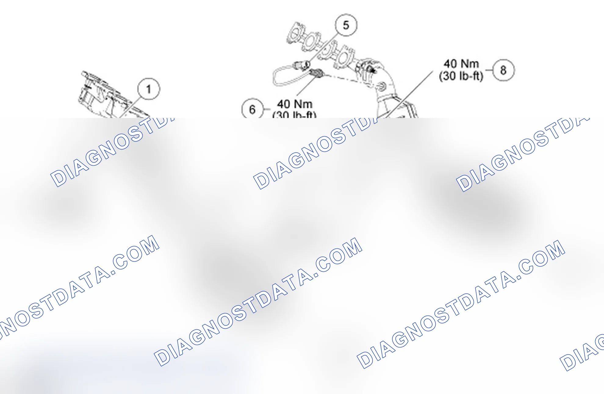 Scheme 7: Heated Oxygen Sensor (HO2S) and Catalyst Monitor Sensor - Exploded View