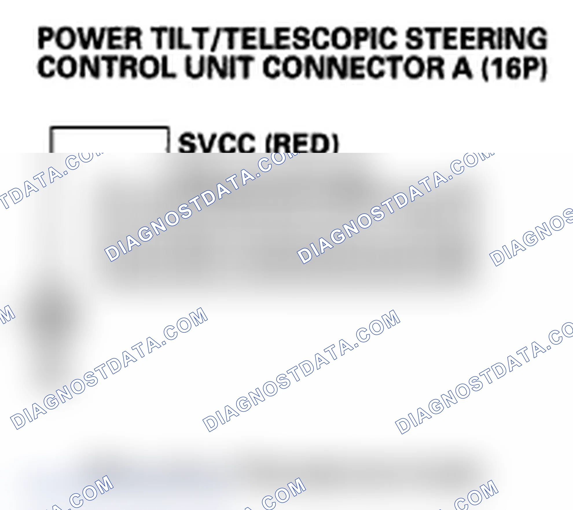 Scheme 59: DTC B1842: Power Tilt/Telescopic Position Sensor Power Supply Circuit (SVCC Line) Short