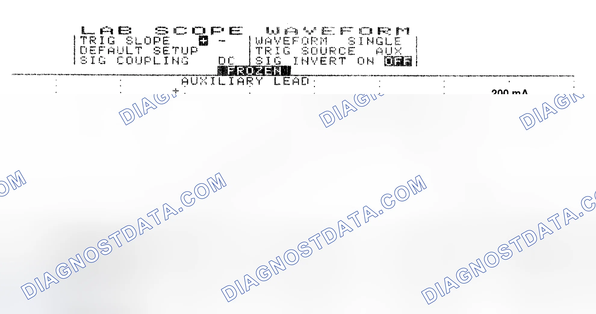 Scheme 13: Single Injector w/Normal Current Flow - Current Pattern