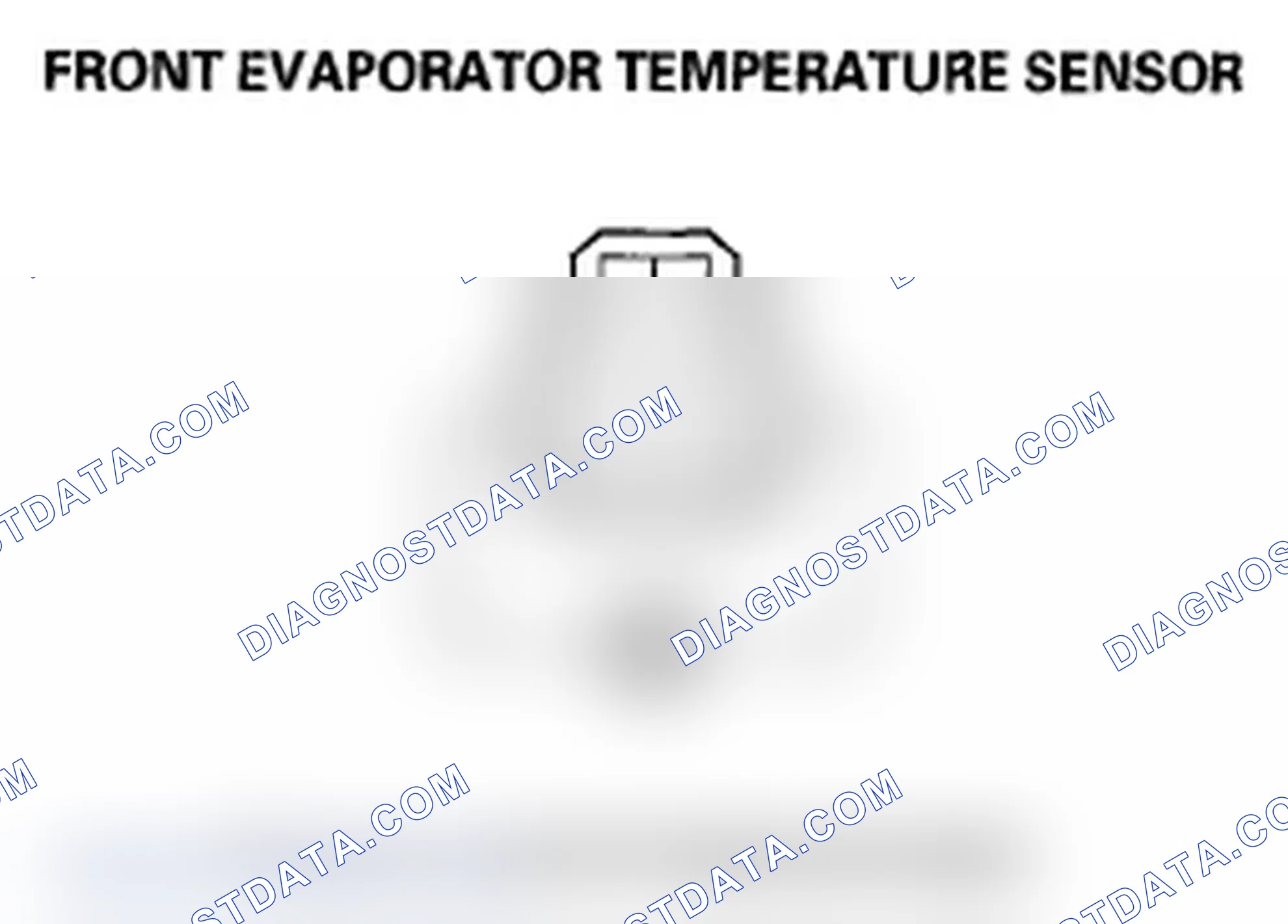 Scheme 167: Front Evaporator Temperature Sensor Test