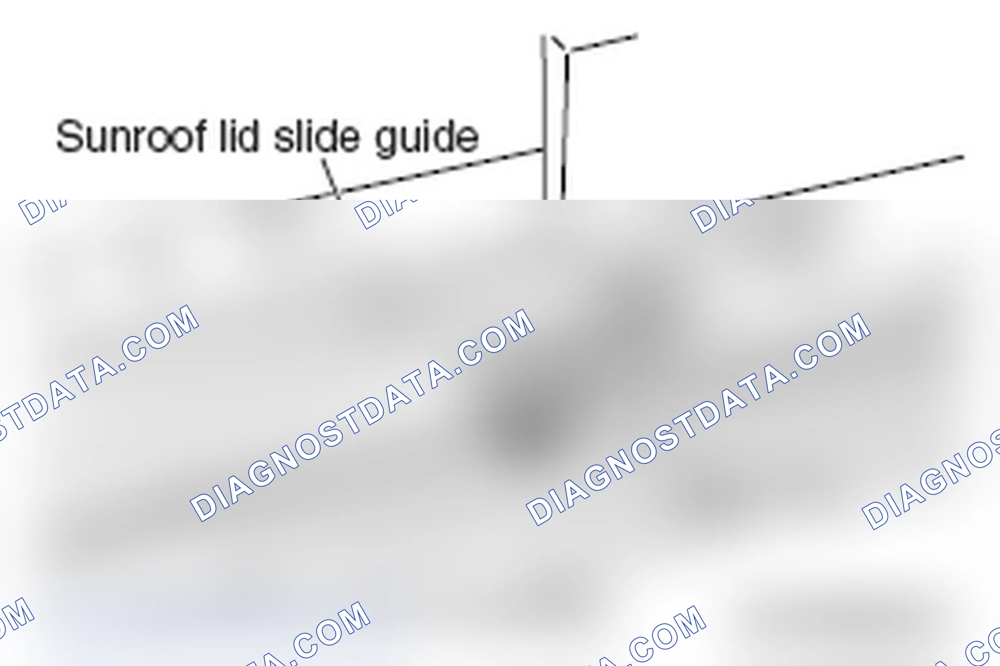 Scheme 27: << B >> SUNROOF DRIP PLATE AND SUNROOF LID SLIDE GUIDE REMOVAL