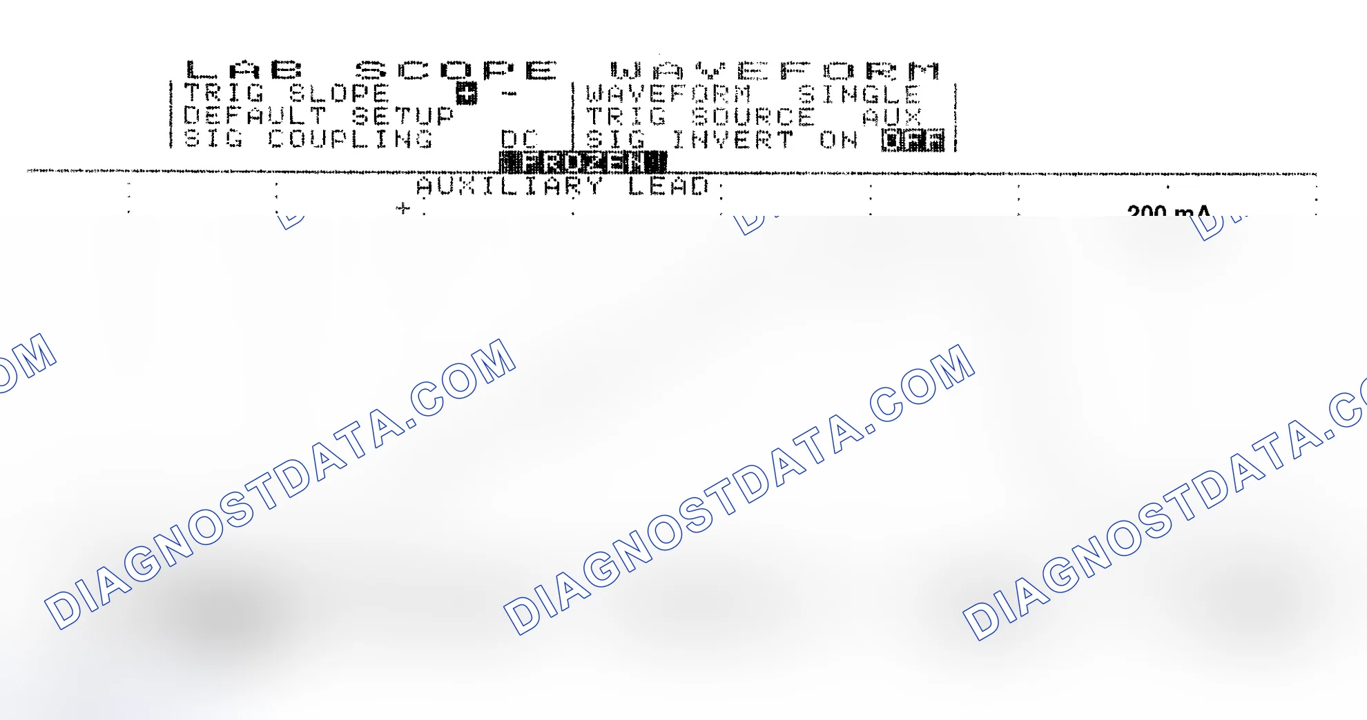 Scheme 13: Single Injector w/Normal Current Flow - Current Pattern