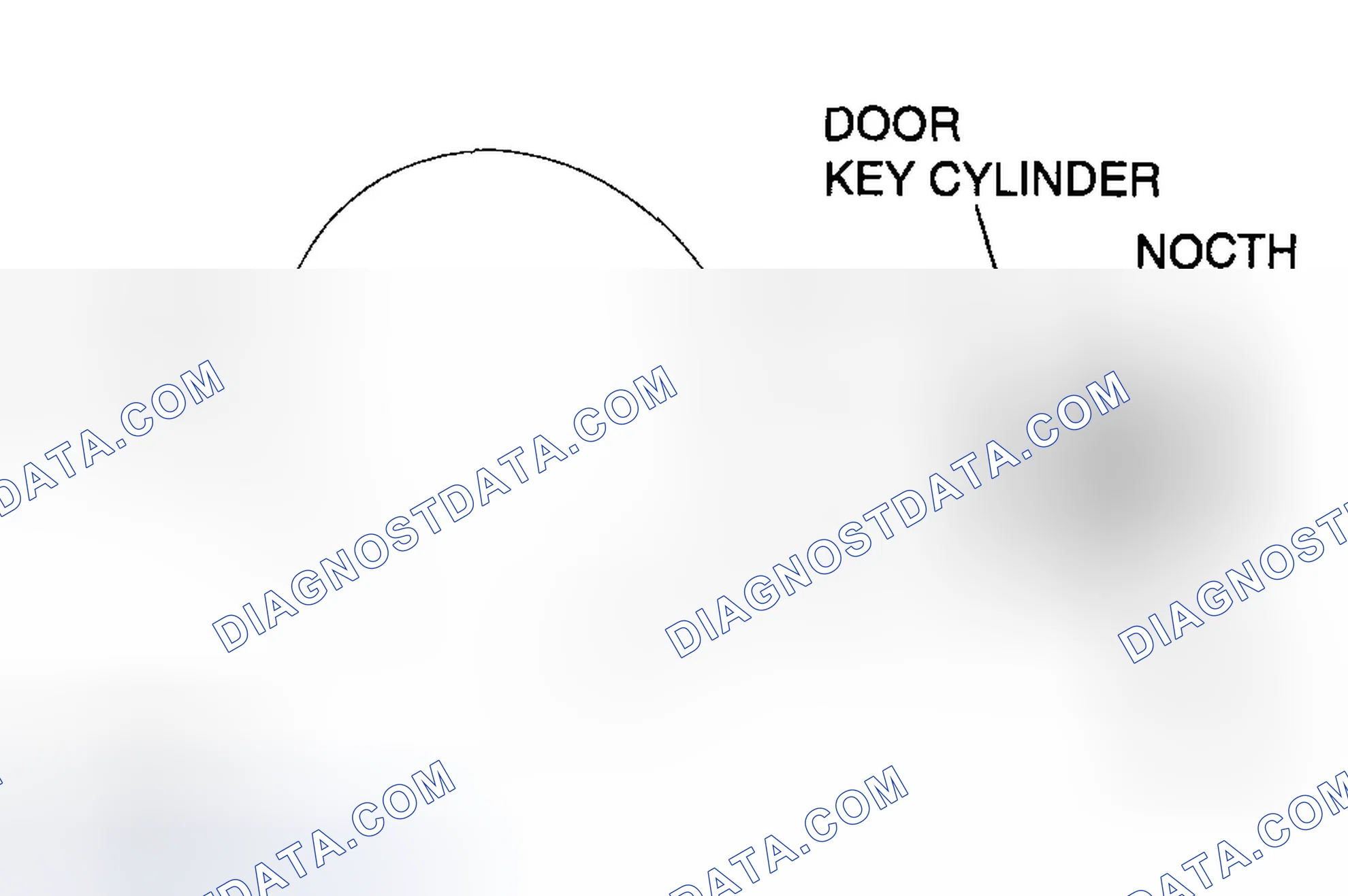 Scheme 42: FRONT DOOR KEY CYLINDER REMOVAL/INSTALLATION