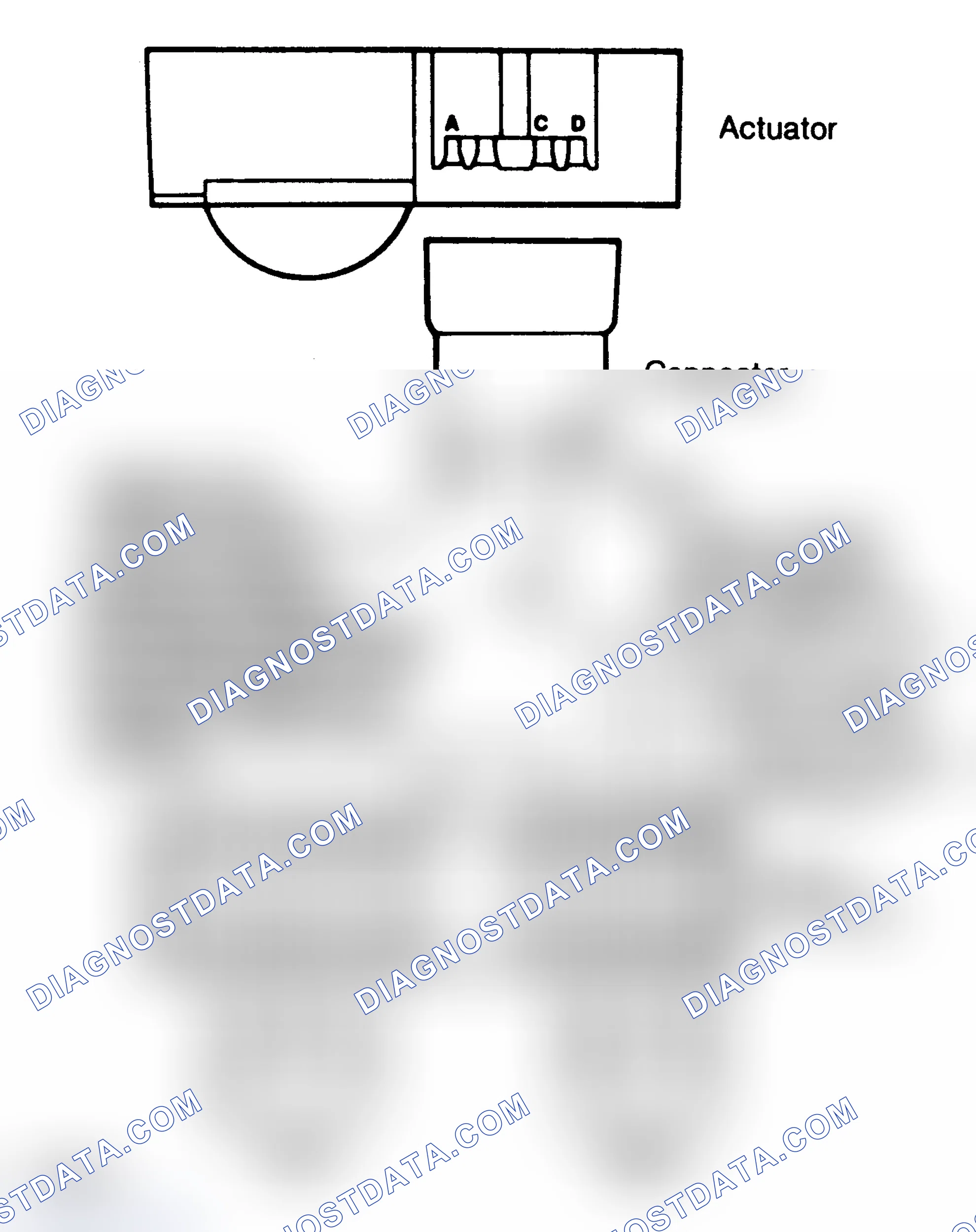Scheme 6: Mode Actuator (Electra, LeSabre, & Riviera)