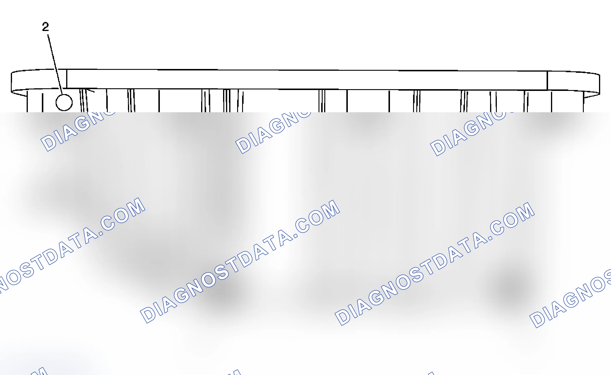 Scheme 139: Upper Oil Pan - Front View