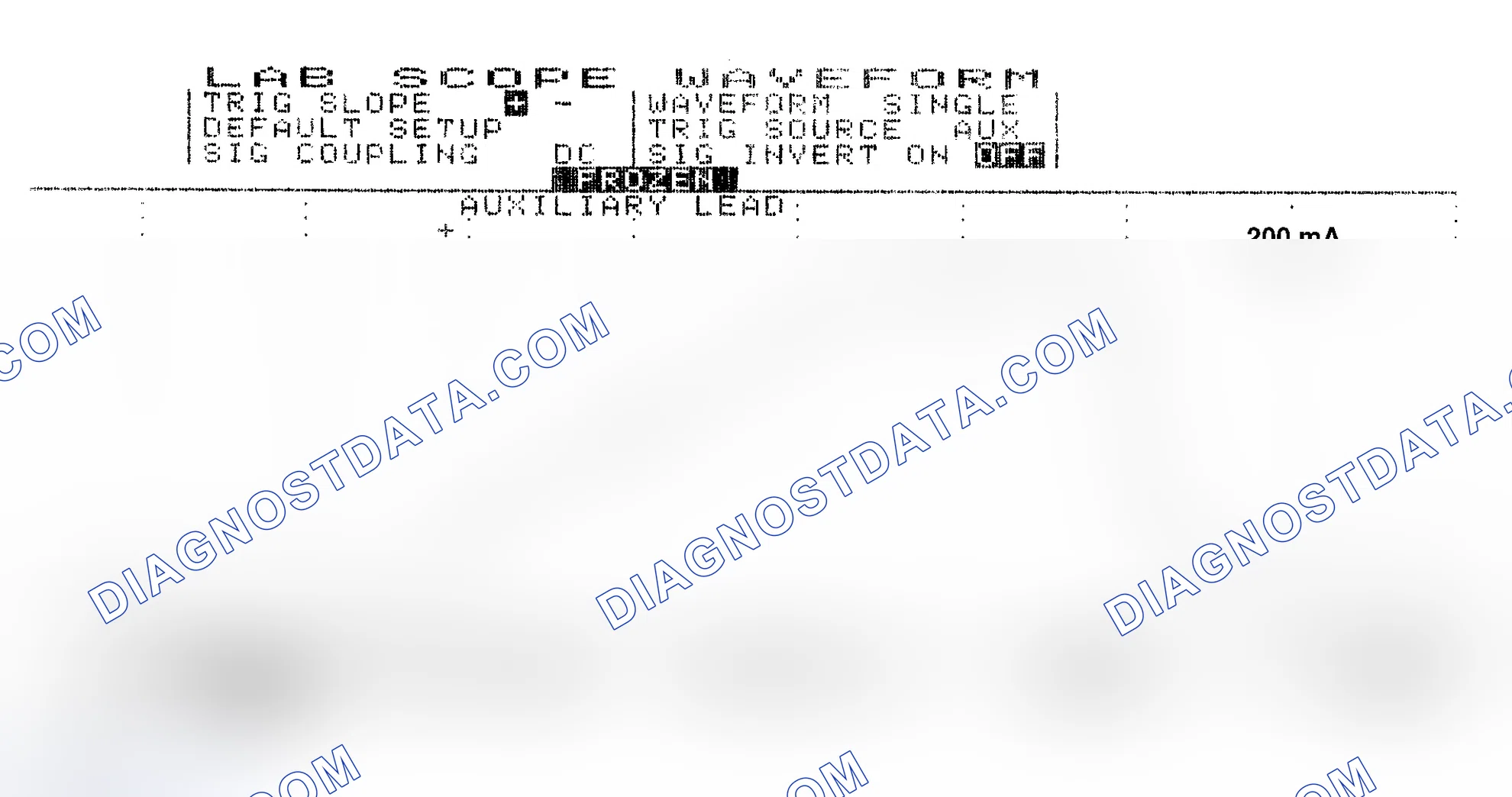 Scheme 13: Single Injector w/Normal Current Flow - Current Pattern