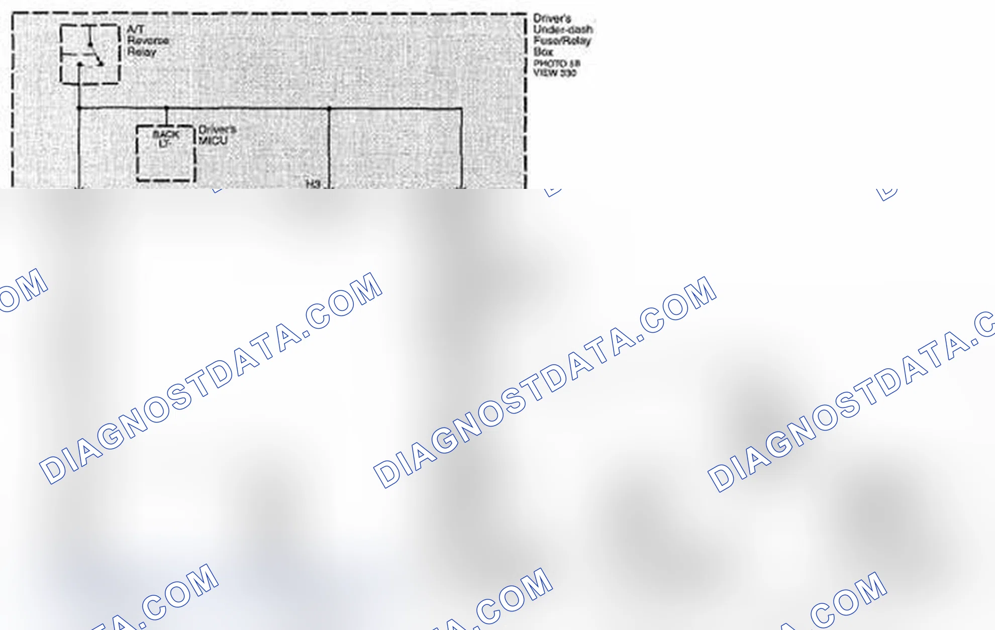 Scheme 151: Back-up Lights Circuit Diagram (A/T) (Page 15-1)