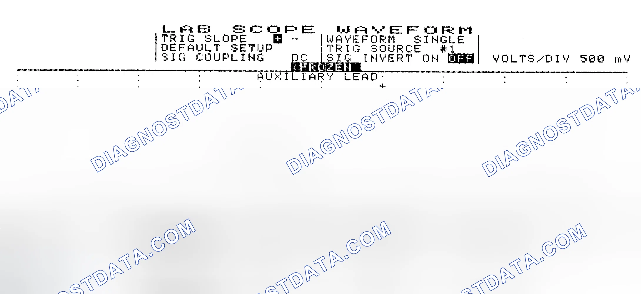 Scheme 10: Single Injector w/Excessive Current Flow - Current Pattern