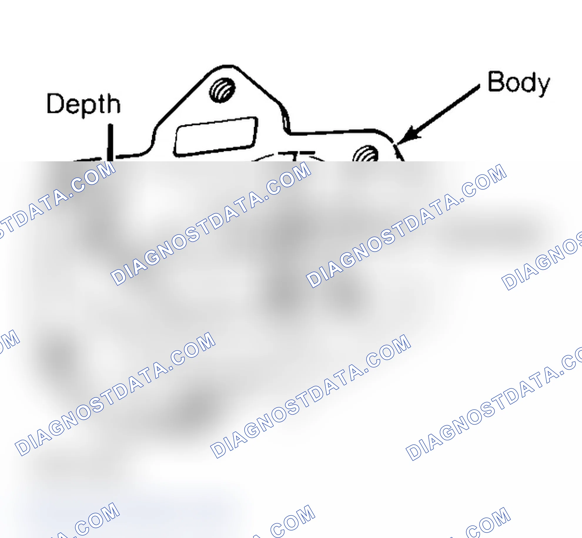 Scheme 35: Measuring Oil Pump Gear Cavity