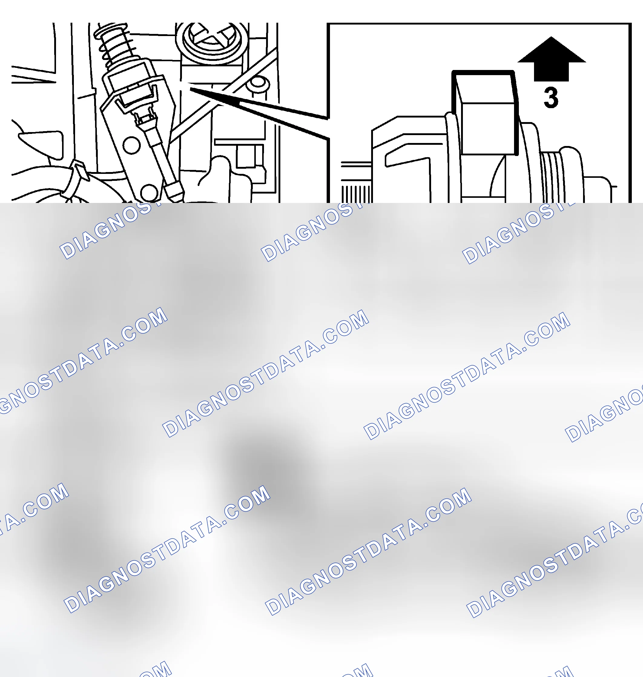 Scheme 66: Checking and adjustment, selector lever cable