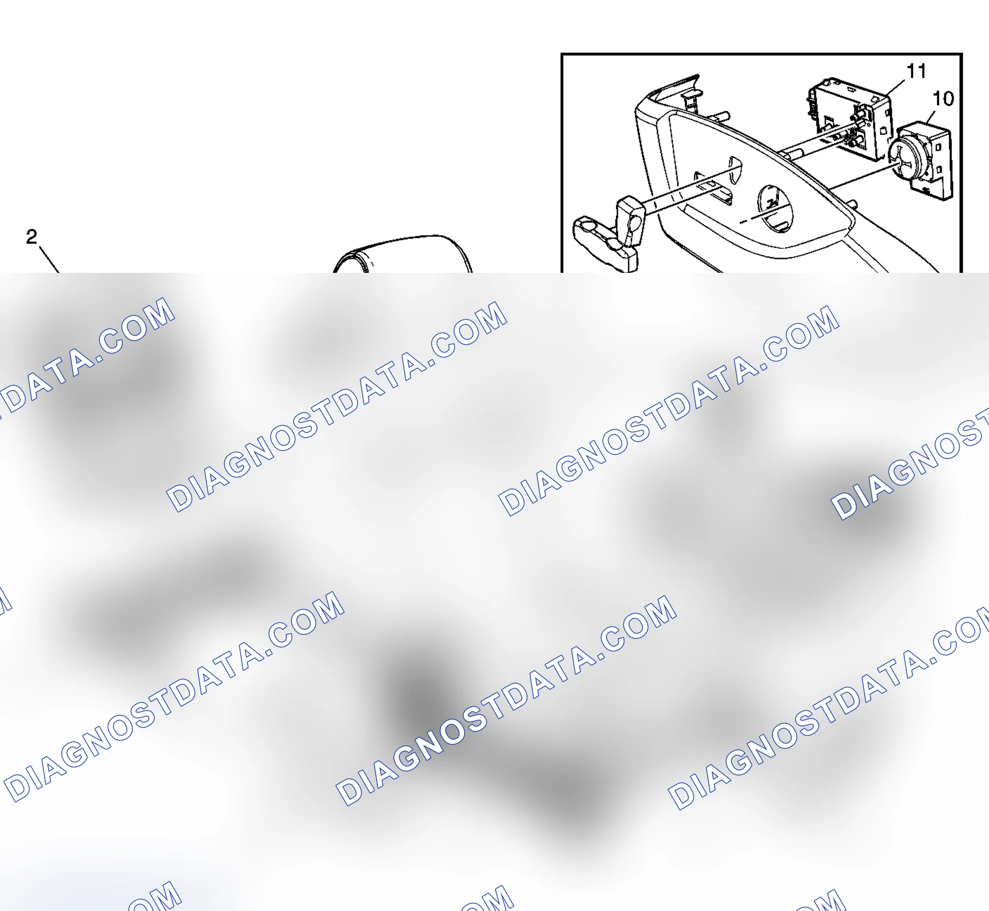 Scheme 16: Side Cover Assemblies, Adjuster Switch, Lumbar Switch, Back Panel Replacement - Front Seat