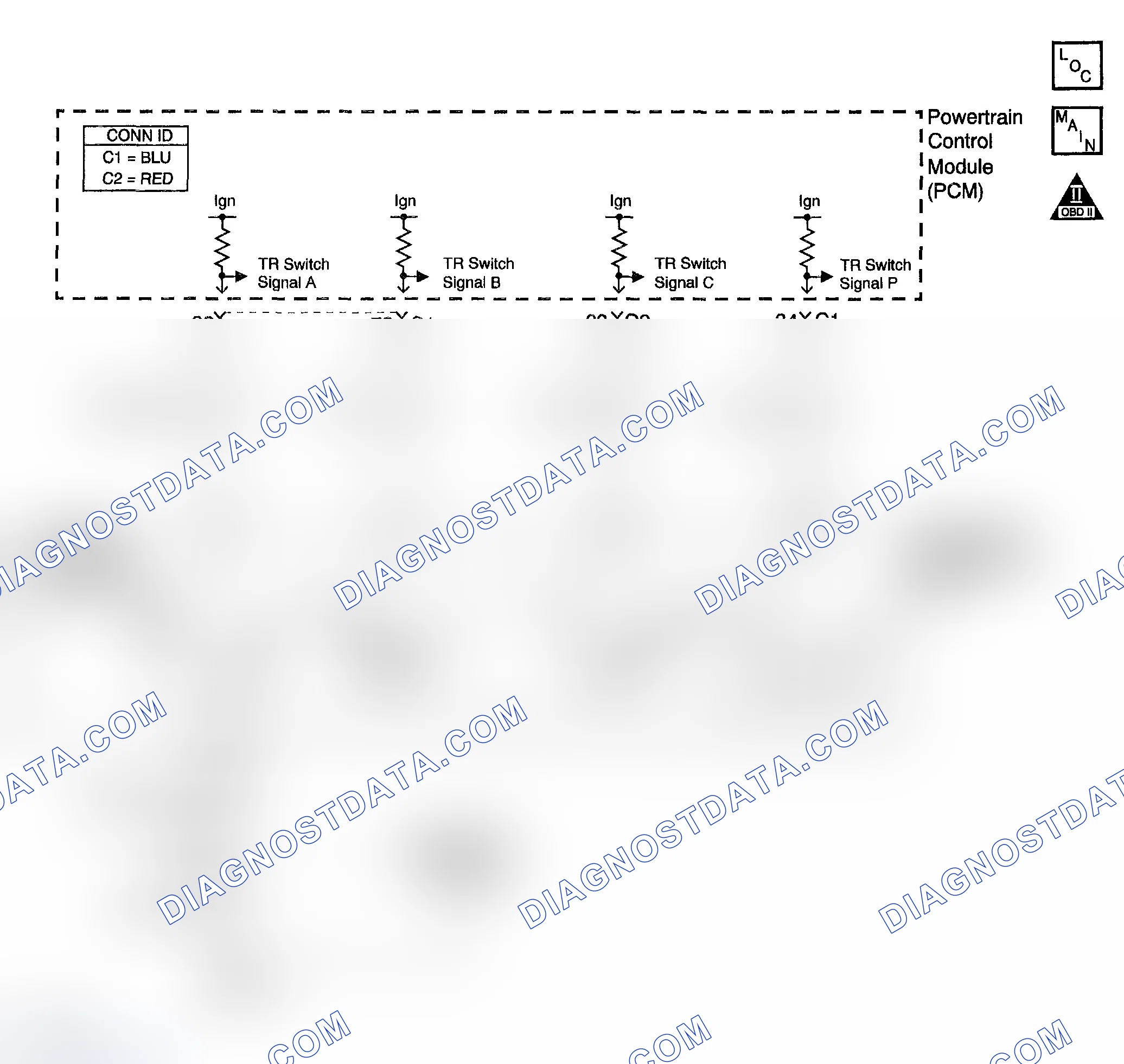 Scheme 368: DTC P0706: Start-Up In A Drive Range, Or Vehicle Speed In PARK Or NEUTRAL Range