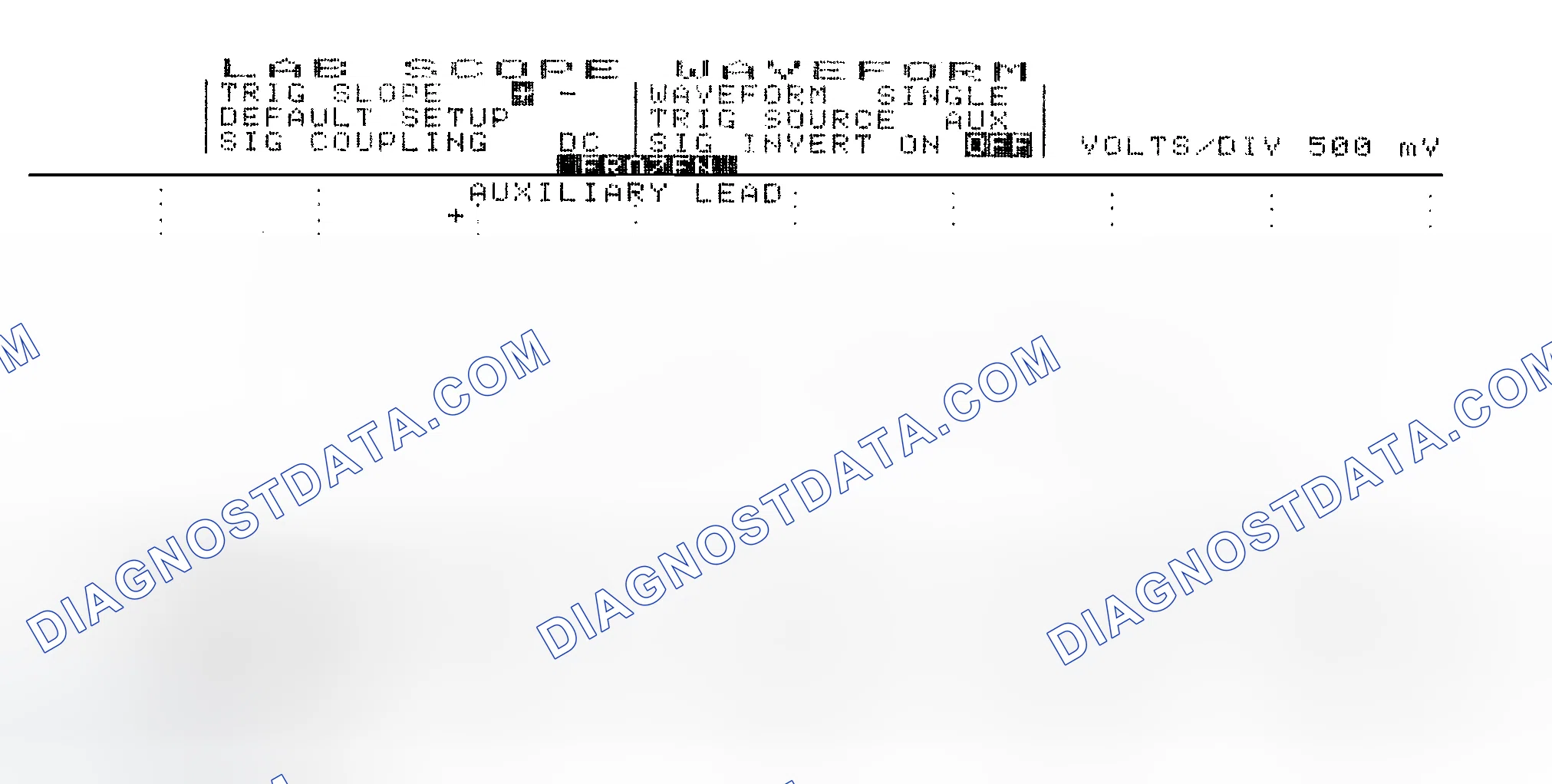 Scheme 14: Single Injector w/Excessive Current Flow - Current Pattern