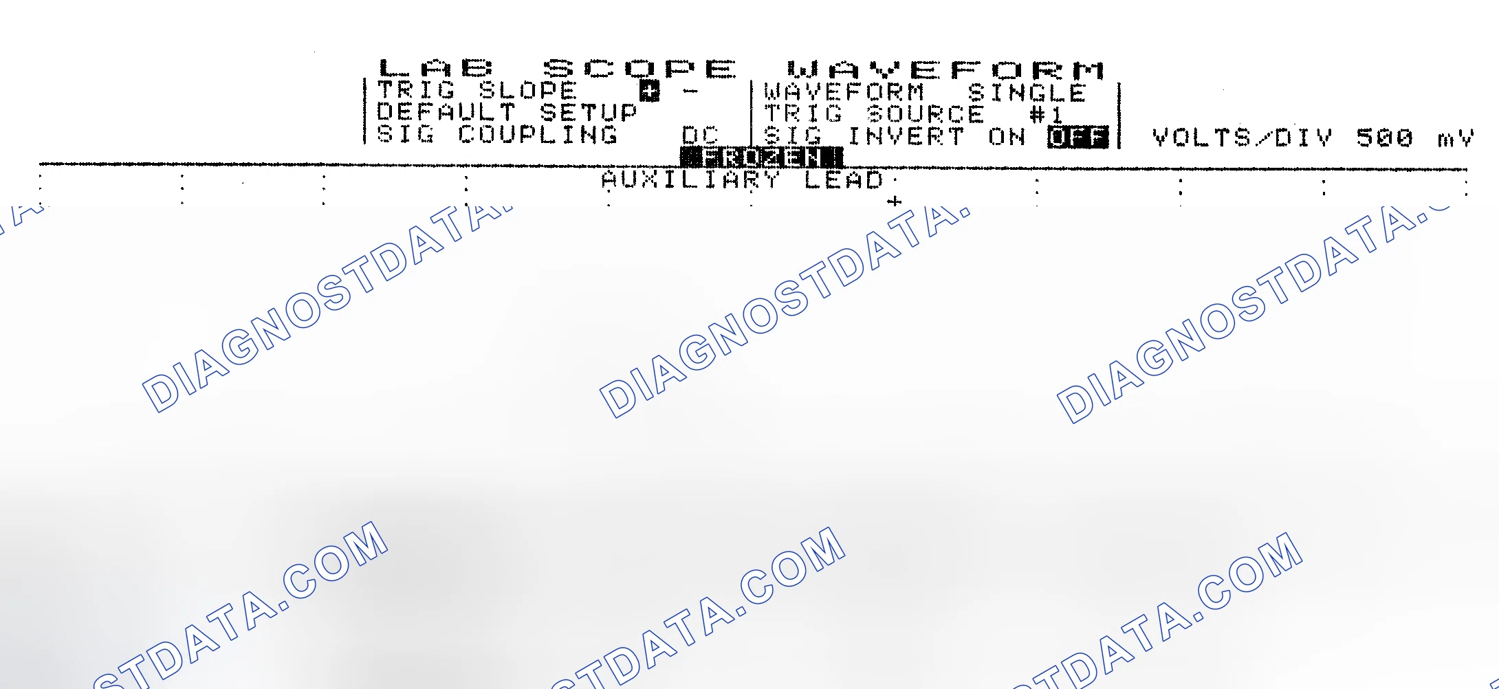 Scheme 10: Single Injector w/Excessive Current Flow - Current Pattern