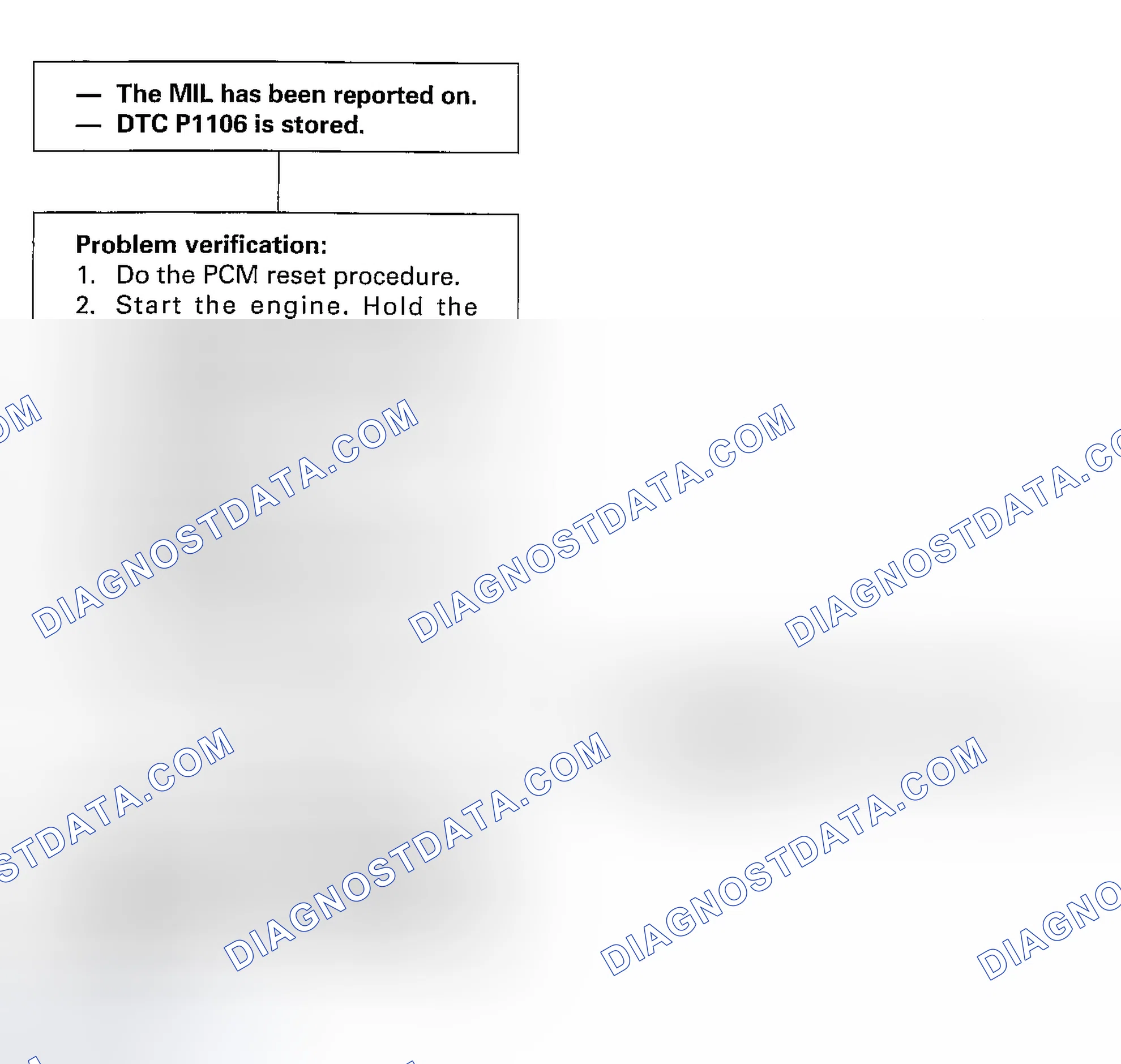 Scheme 96: DTC P1106: A Range/Performance Problem In The Barometric Pressure (Baro) Sensor Circuit