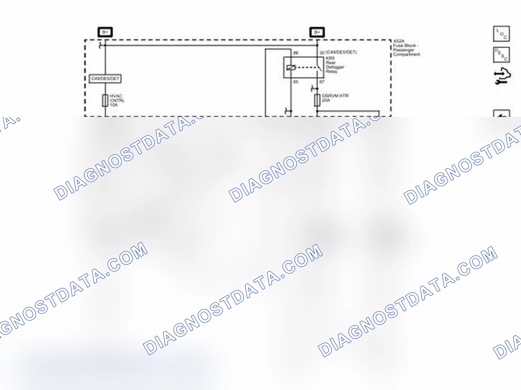 Scheme 2: Heated Mirrors Wiring Schematics