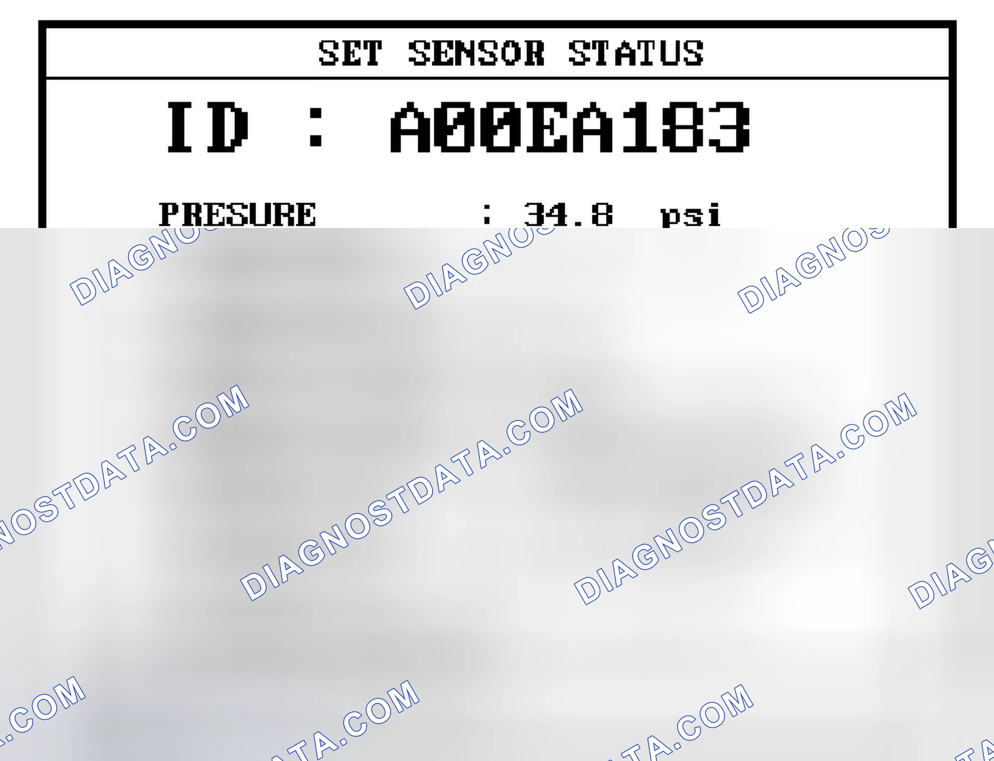 Scheme 1: TPMS RESET - PROCEDURE 2