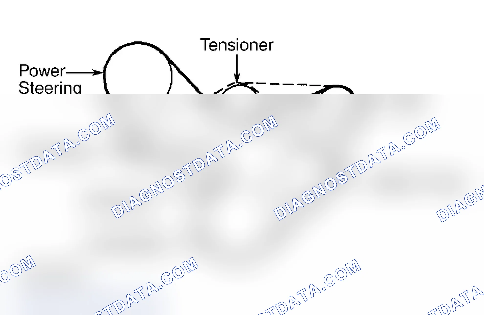 Scheme 3: Serpentine Belt Routing (1.9L Saturn SOHC)