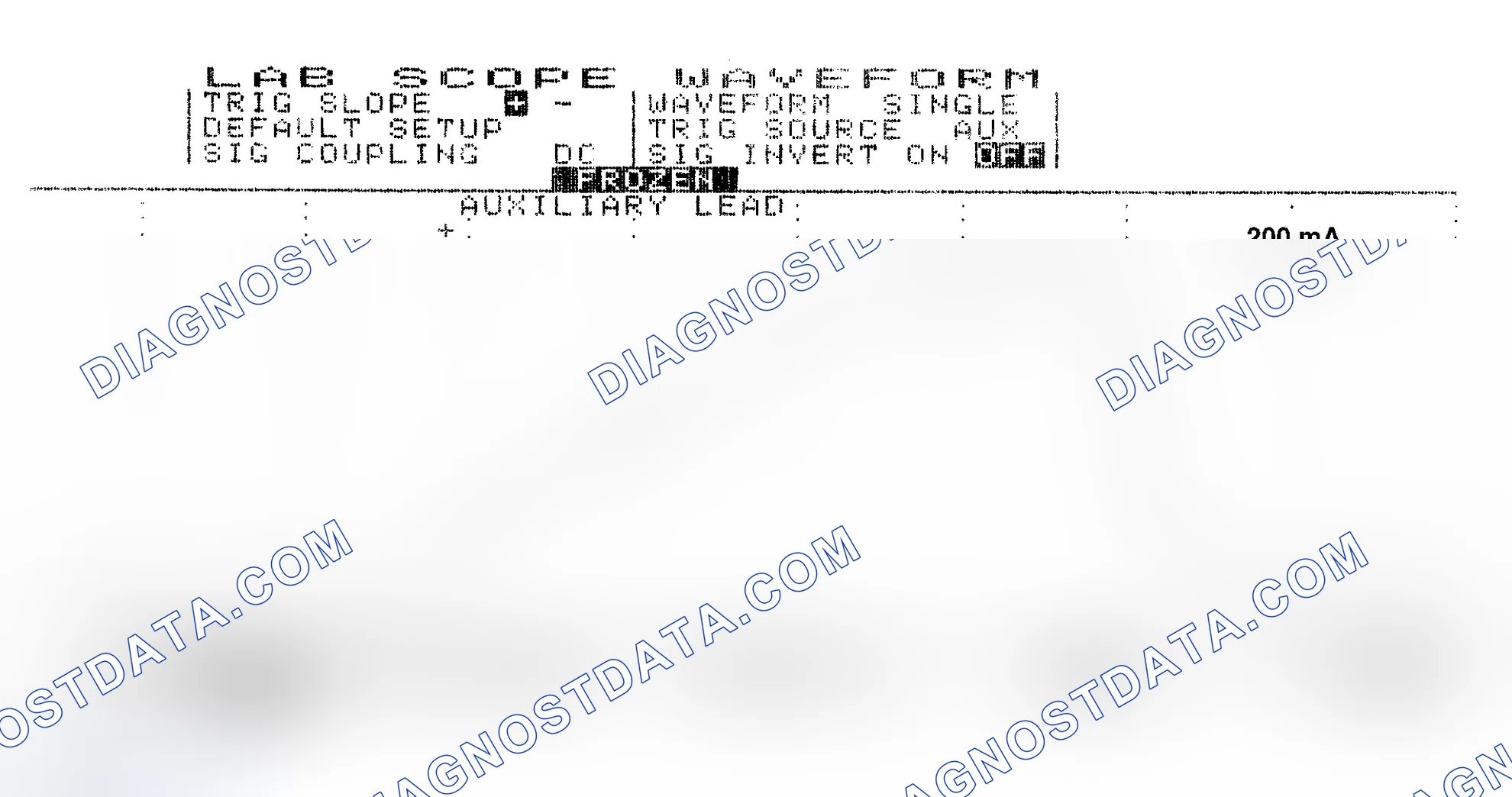 Scheme 13: Single Injector w/Normal Current Flow - Current Pattern