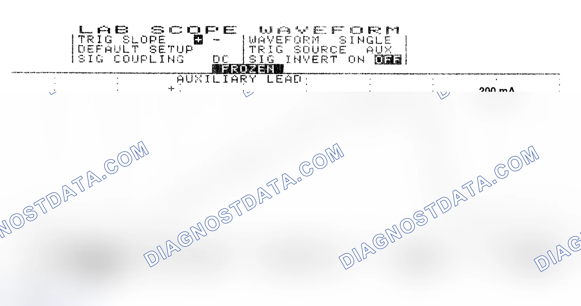 Scheme 13: Single Injector w/Normal Current Flow - Current Pattern