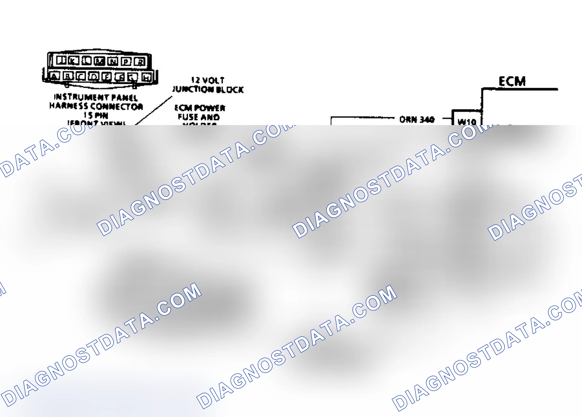 Scheme 40: Chart A1, Schematic - No "Service Engine Soon" Light