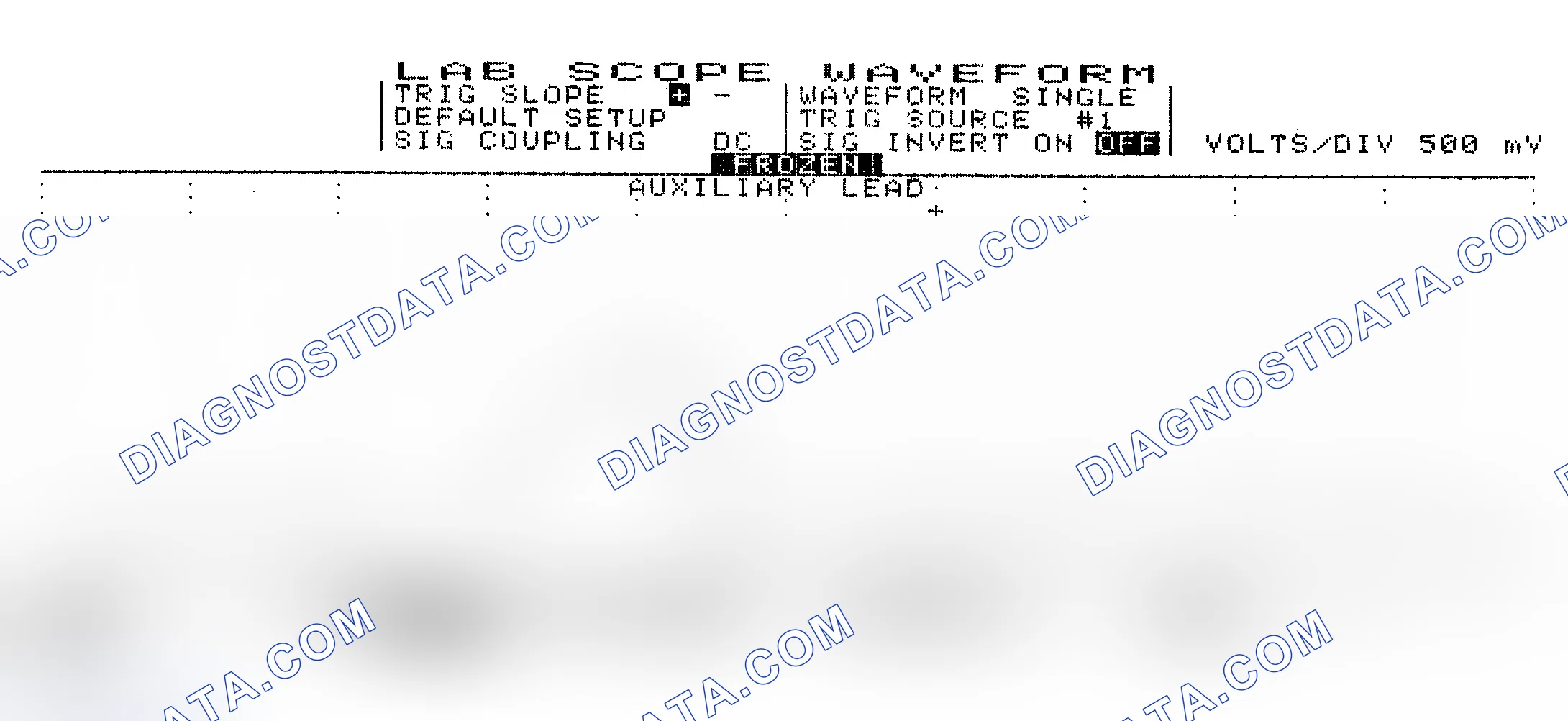 Scheme 10: Single Injector w/Excessive Current Flow - Current Pattern