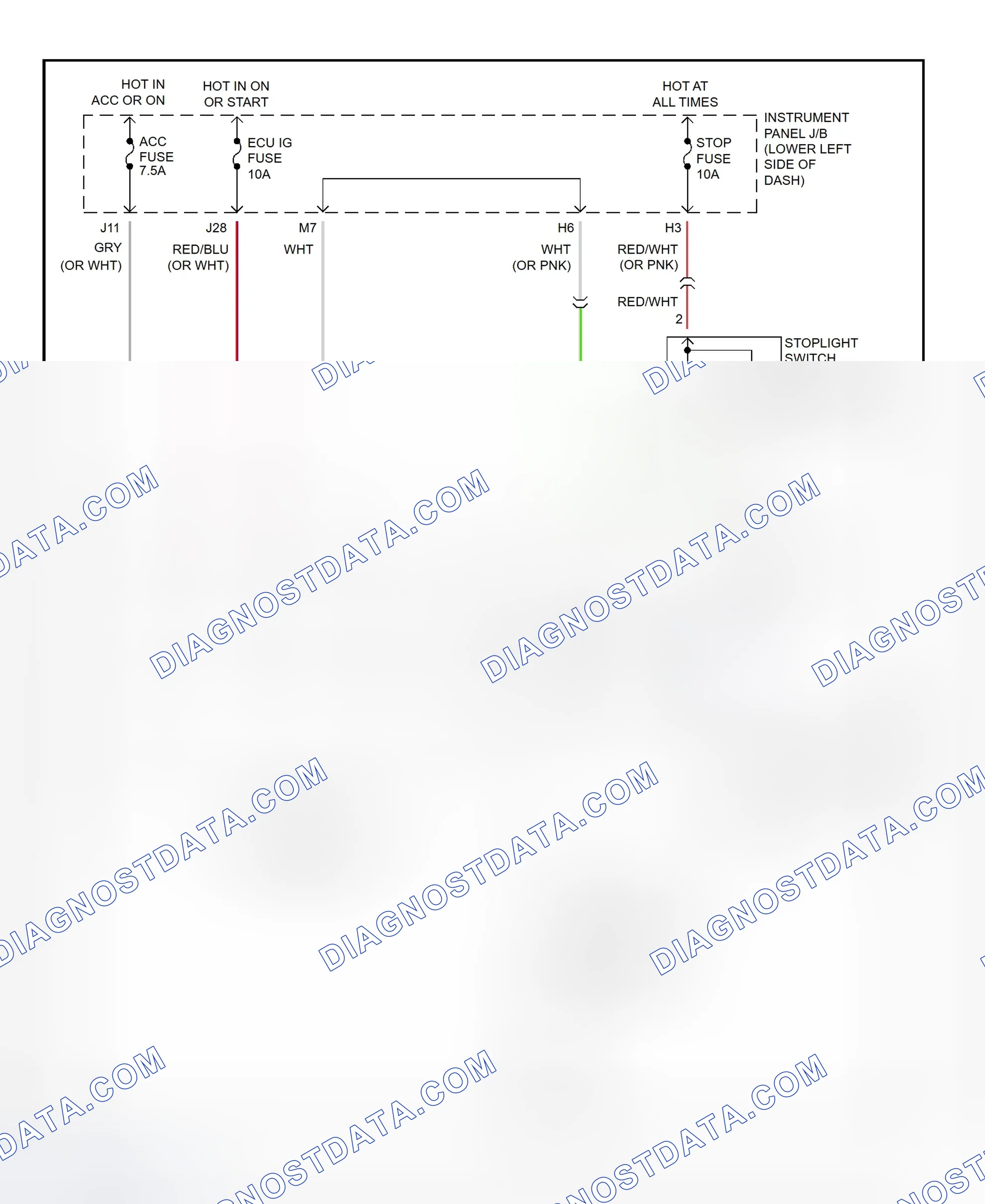 Scheme 399: Shift Interlock System Wiring Diagram (2002 - Toyota RAV4)