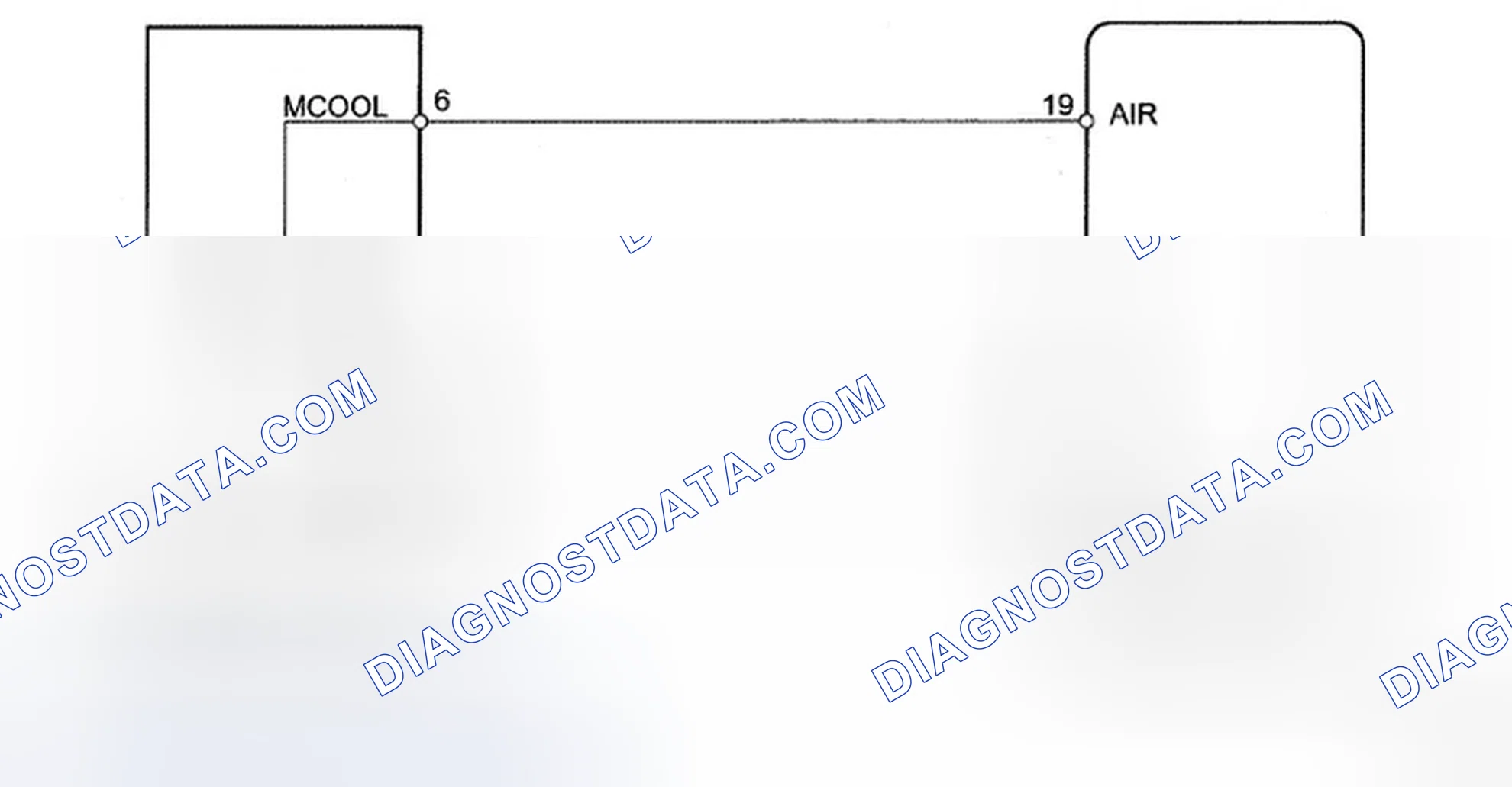 Scheme 59: Air Inlet Damper Control Servo Motor Circuit - Wiring Diagram