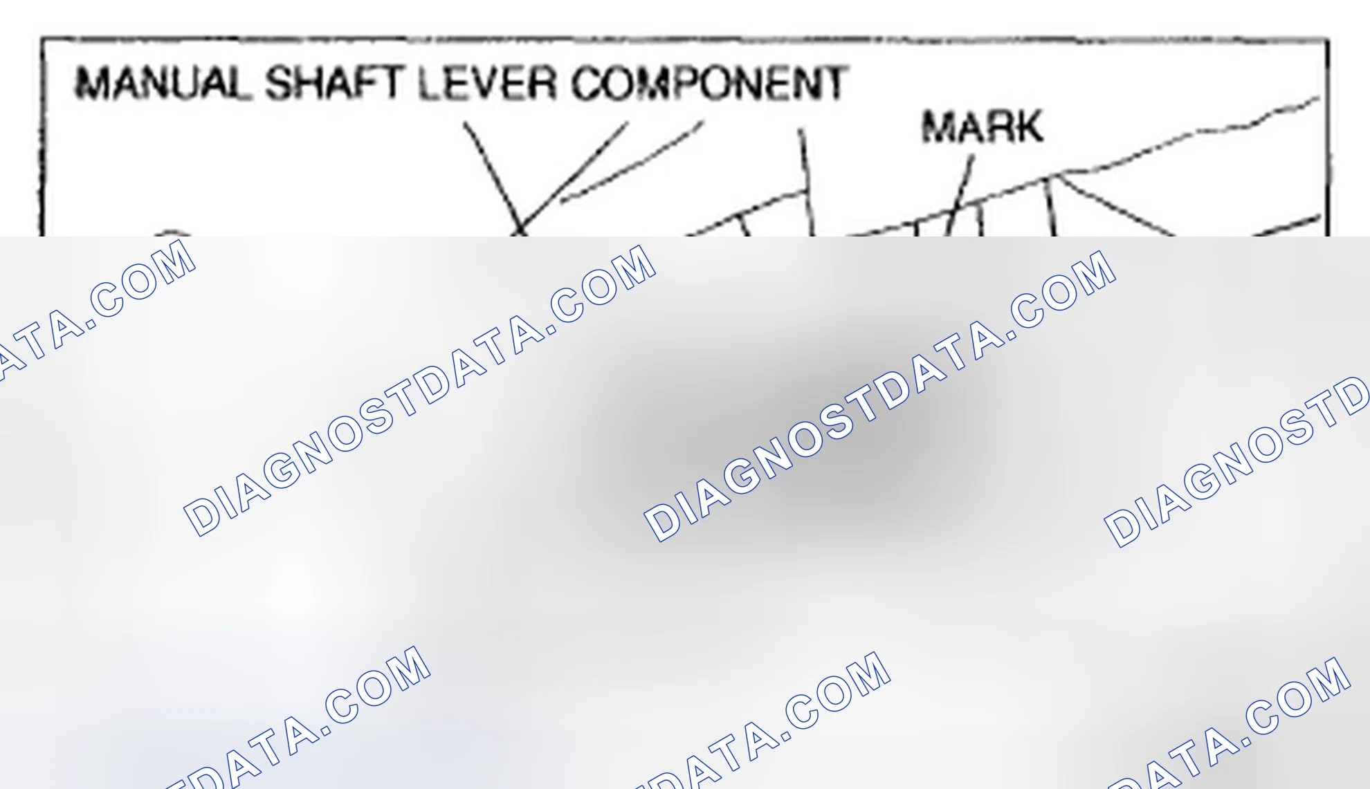Scheme 386: Manual Shaft Lever Component Removal Note