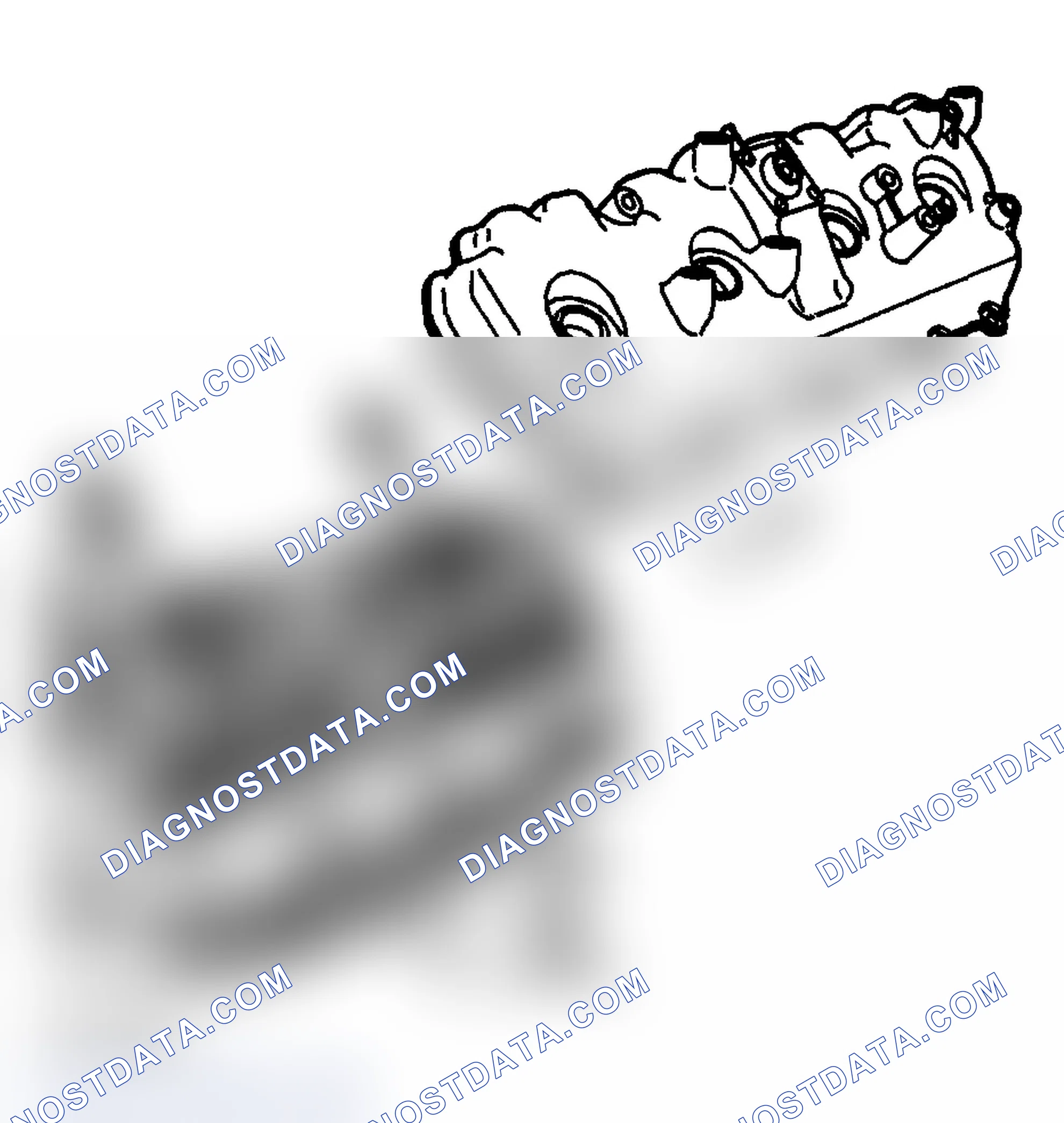 Scheme 942: Valve Rocker Arm Cover Removal - Upper Left