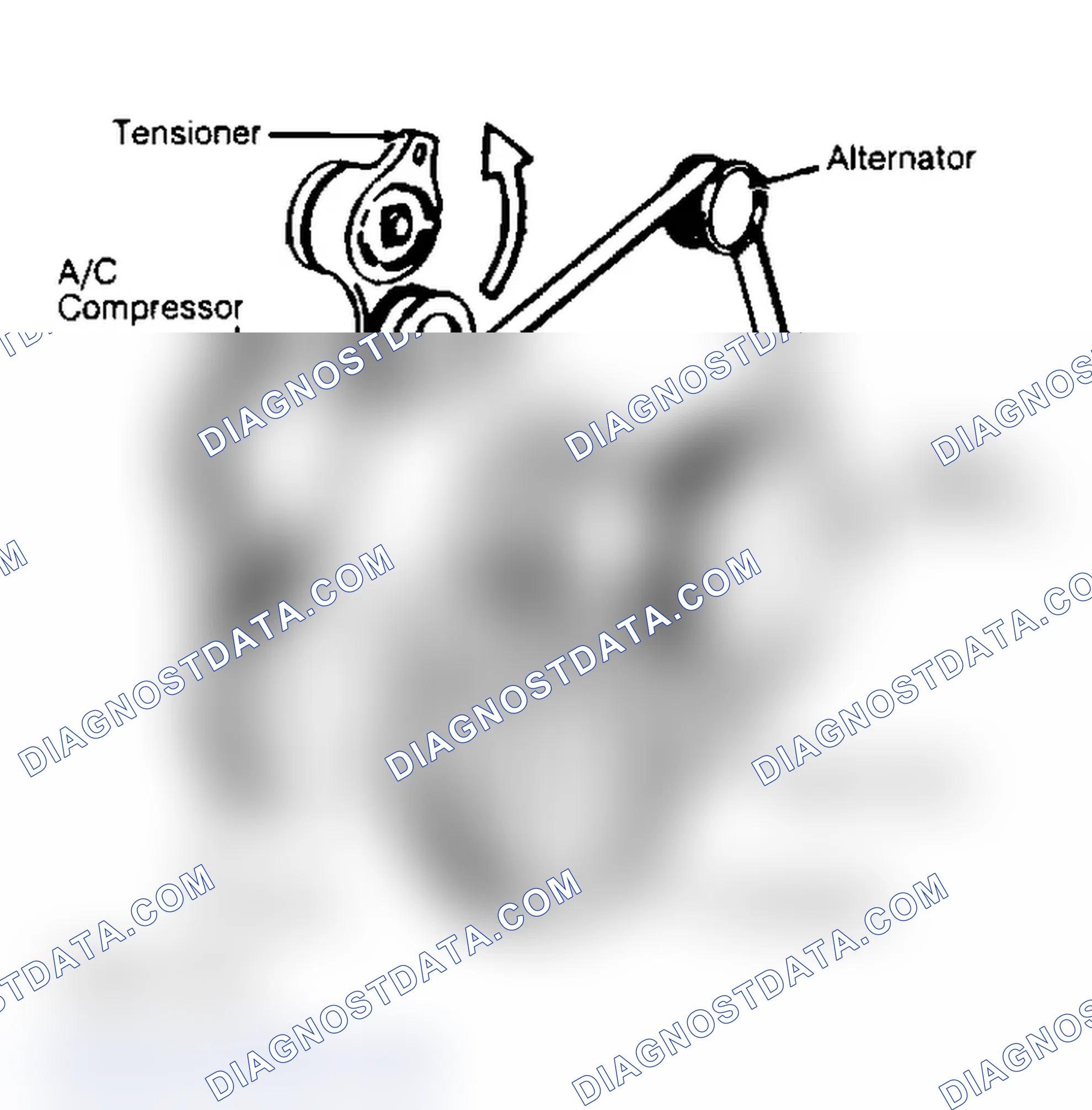 Scheme 13: SERPENTINE BELT ROUTING (5.0L & 5.7L)