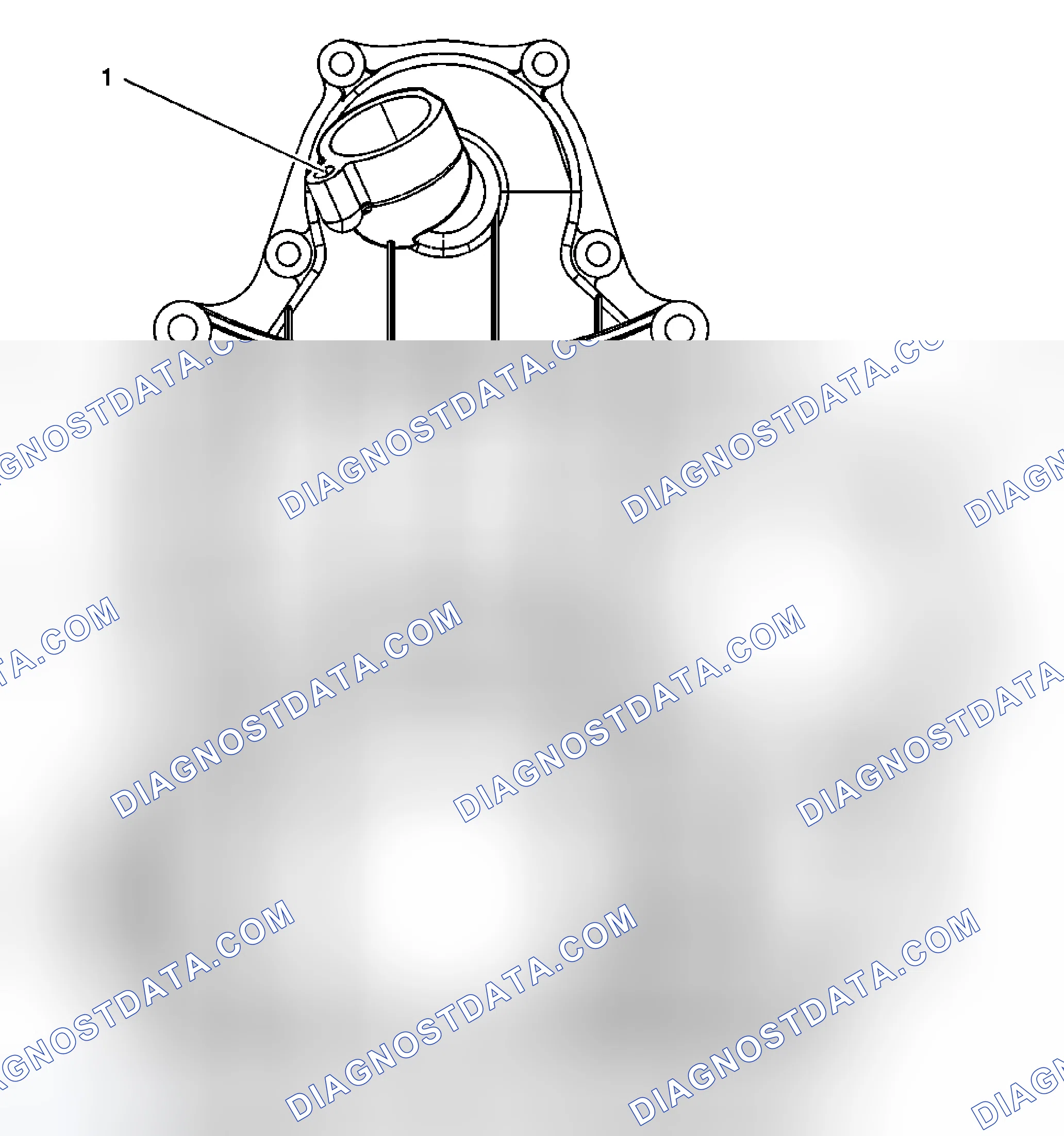 Scheme 425: Engine Front Cover - Front View