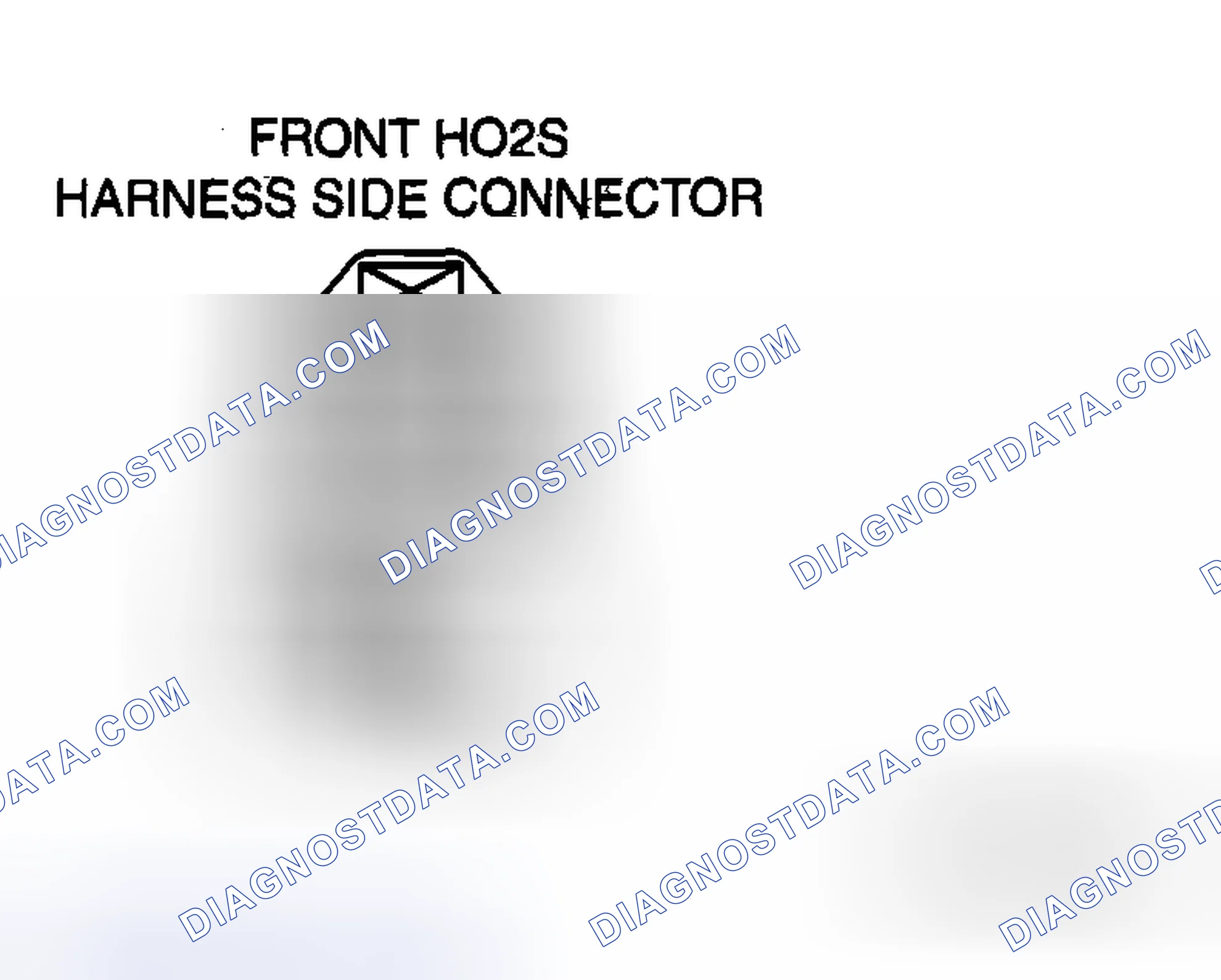 Scheme 78: Front HO2S circuit open/short inspection (sensor)