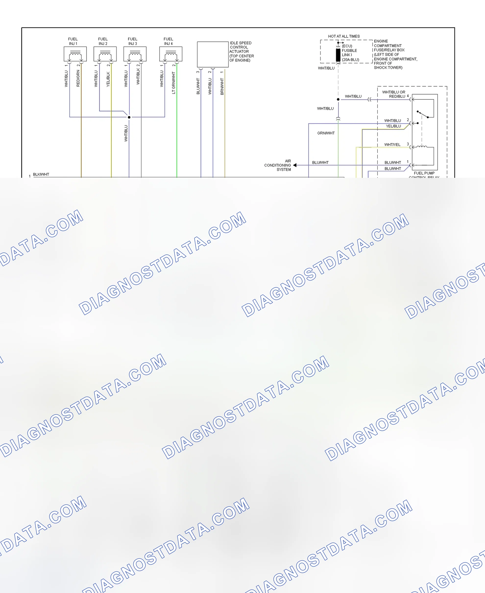 Scheme 16: Wiring Diagram (Accent 1.5L SOHC - 2 Of 3)