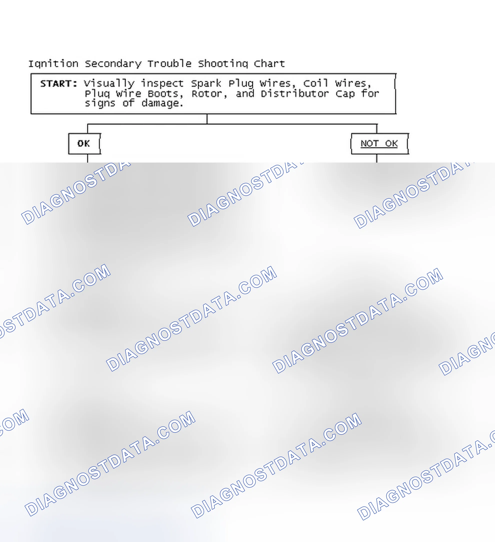 Scheme 1: Ignition Secondary Trouble Shooting Chart