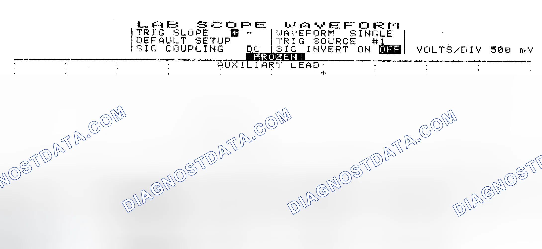 Scheme 10: Single Injector w/Excessive Current Flow - Current Pattern