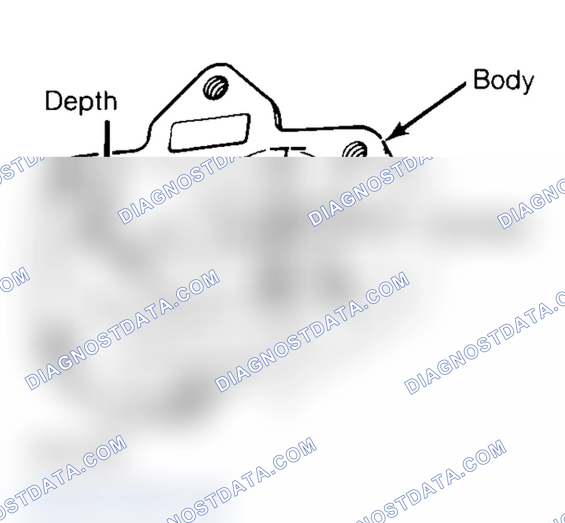 Scheme 35: Measuring Oil Pump Gear Cavity