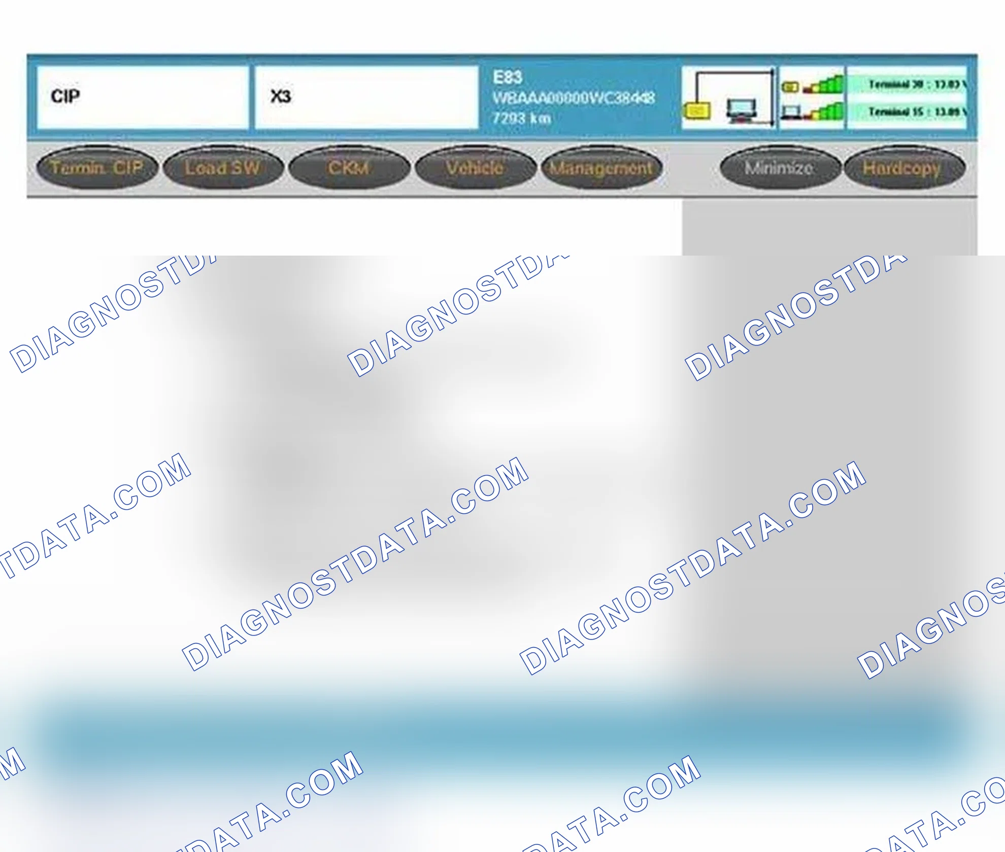 Scheme 399: CIP Main Selection Screen