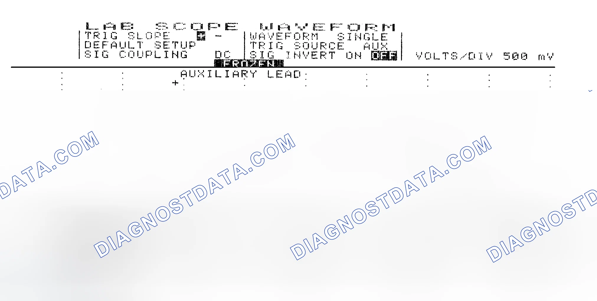 Scheme 14: Single Injector w/Excessive Current Flow - Current Pattern