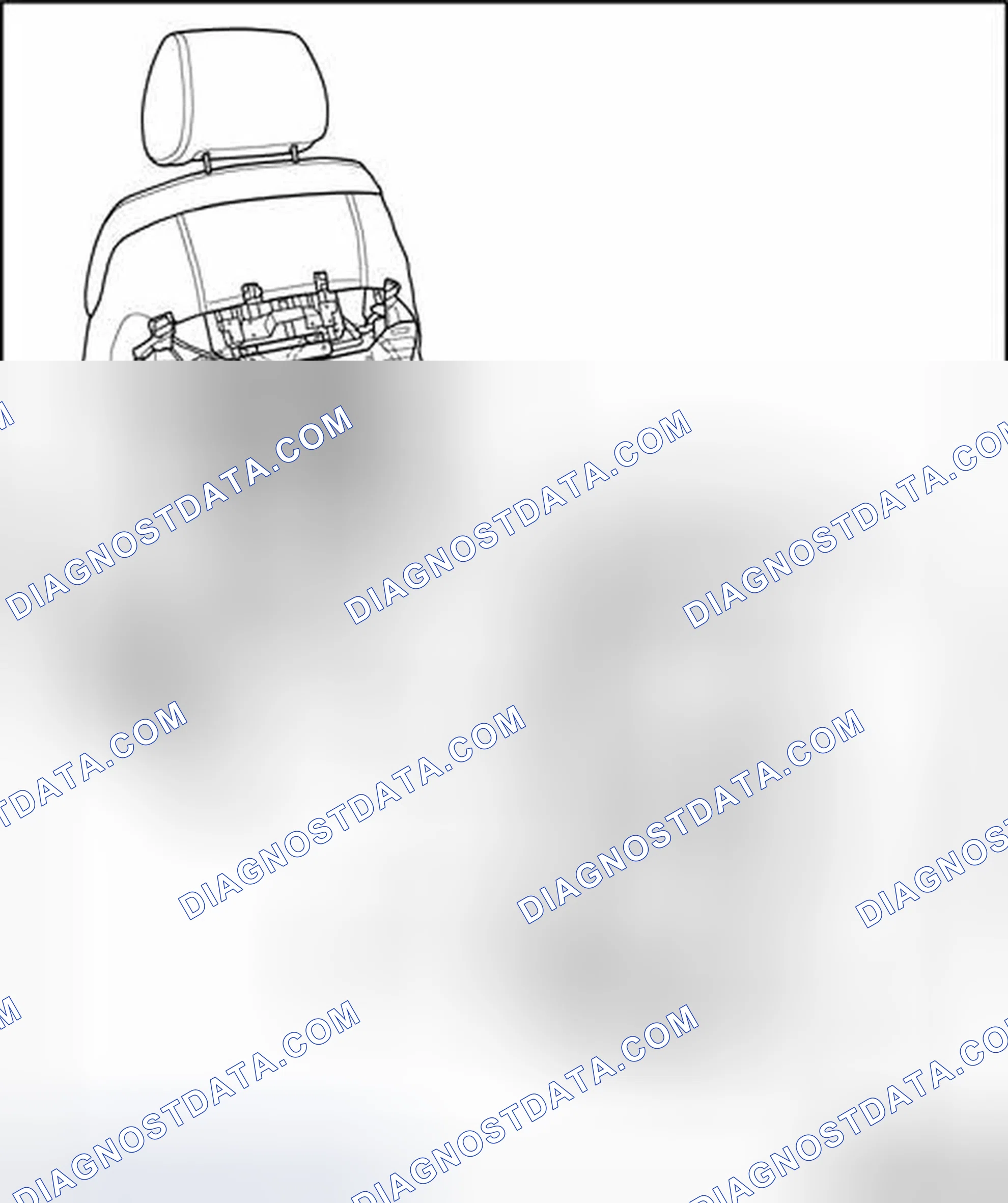 Scheme 16: Upper Backrest Adjustment Motor, Removing and Installing