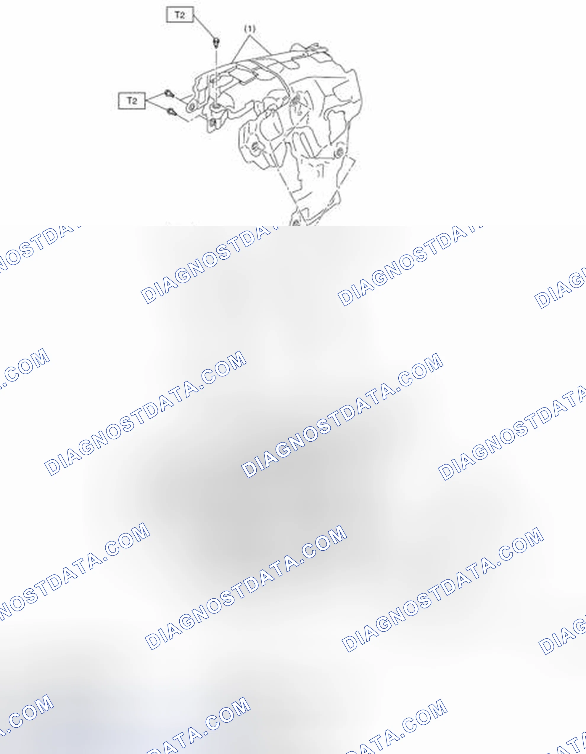 Scheme 585: TRANSMISSION HARNESS AND SENSOR