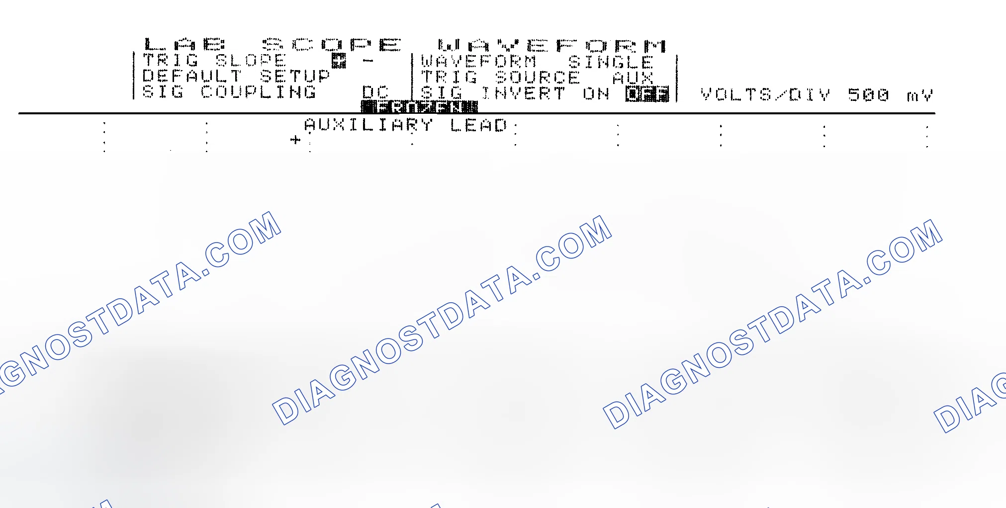 Scheme 14: Single Injector w/Excessive Current Flow - Current Pattern